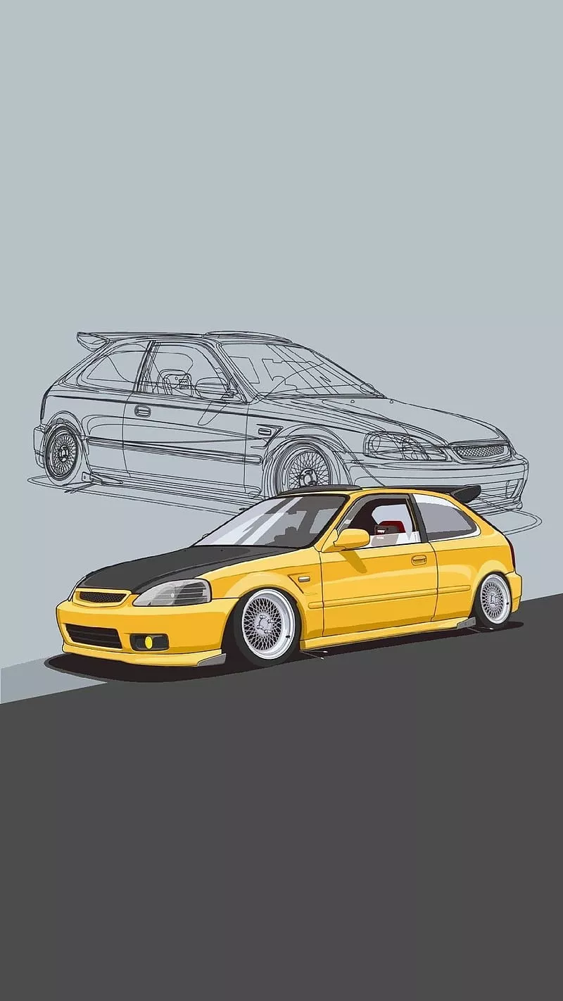 HD honda civic jdm wallpaper