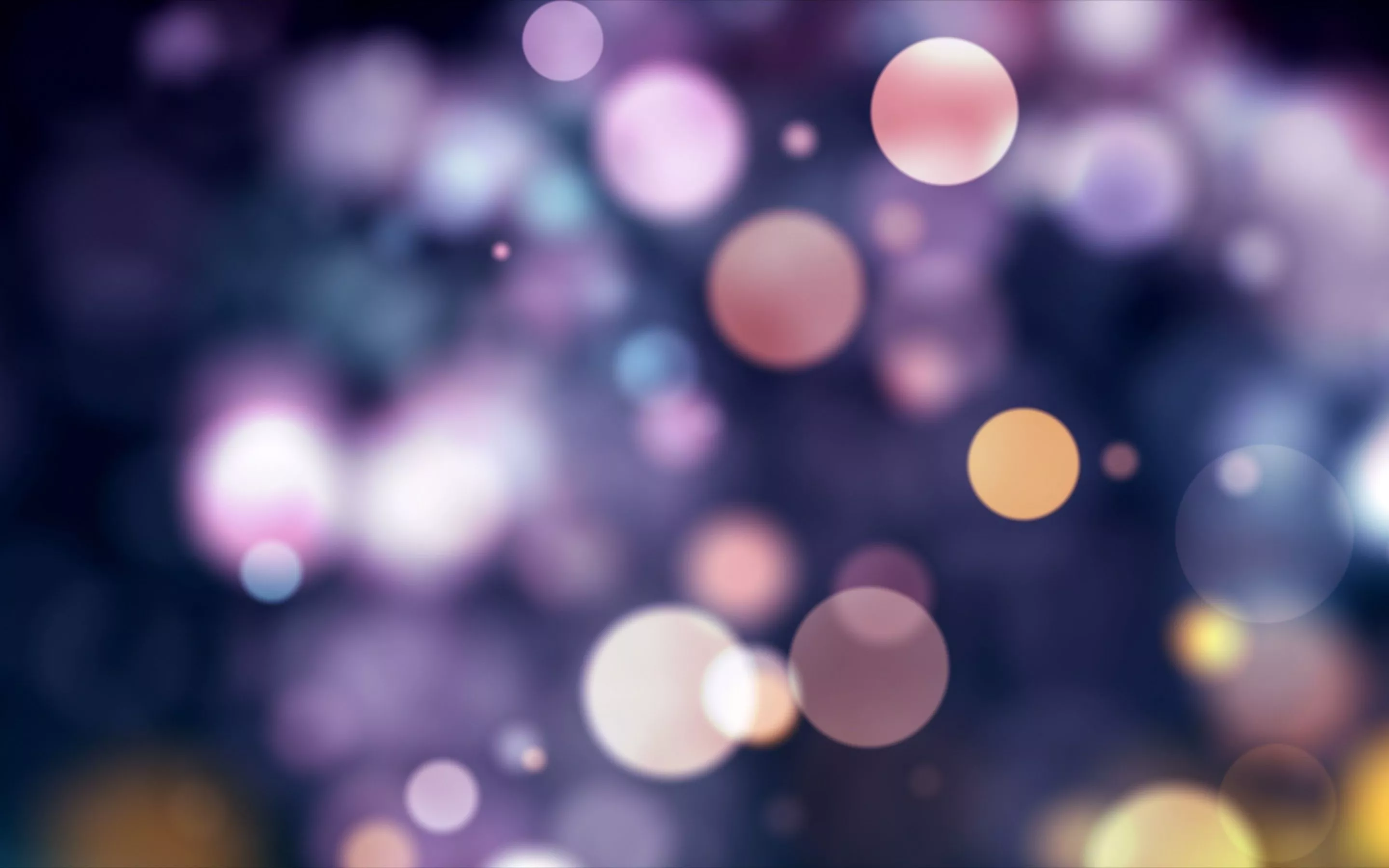 Bokeh Wallpaper 4K, Circles, Blur