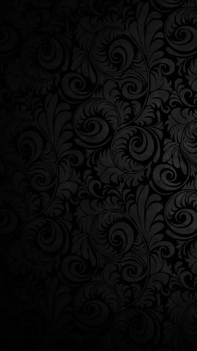 Black Design, pattern, HD phone