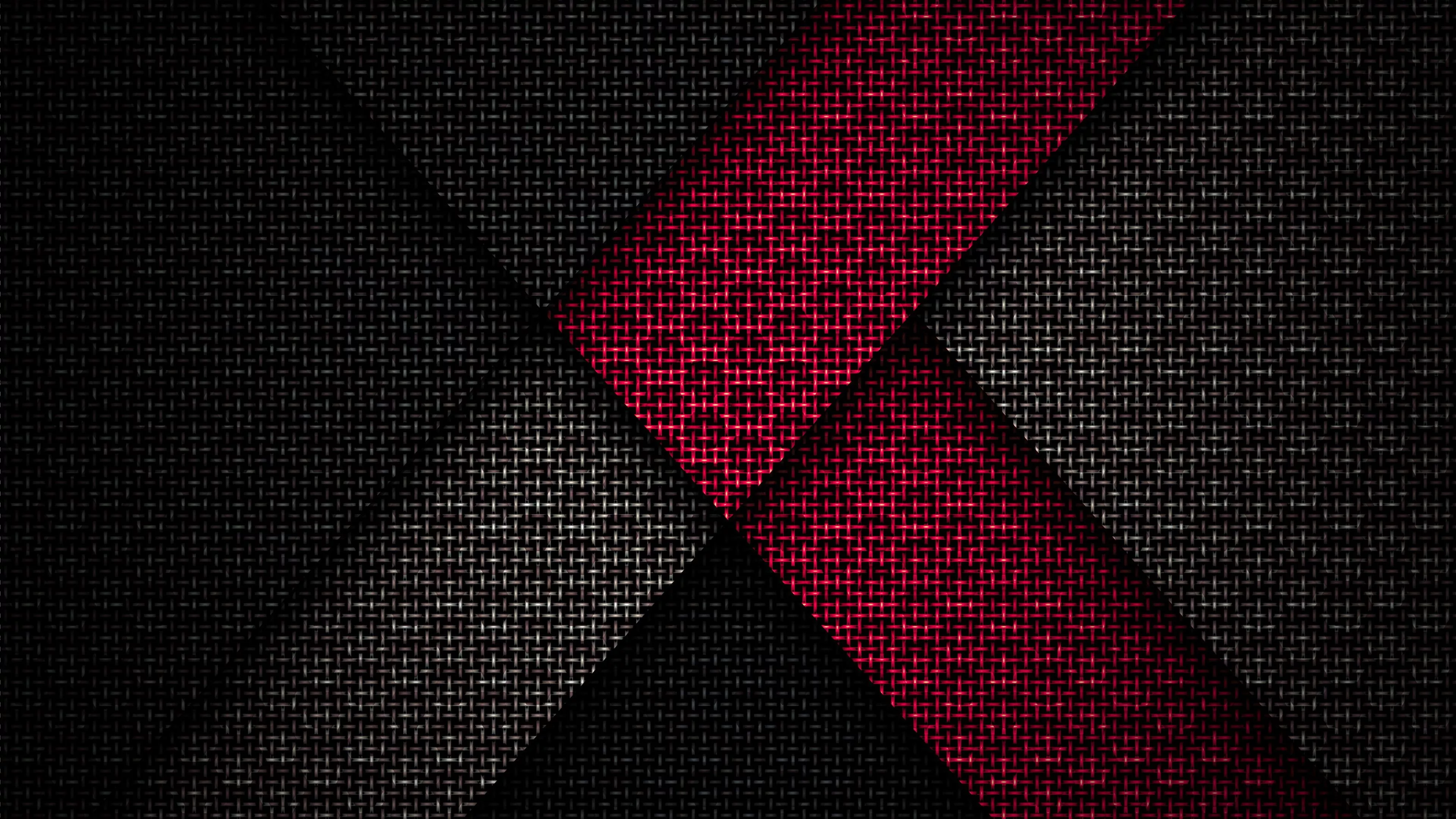 Red Black Texture Cross Art Abstraction