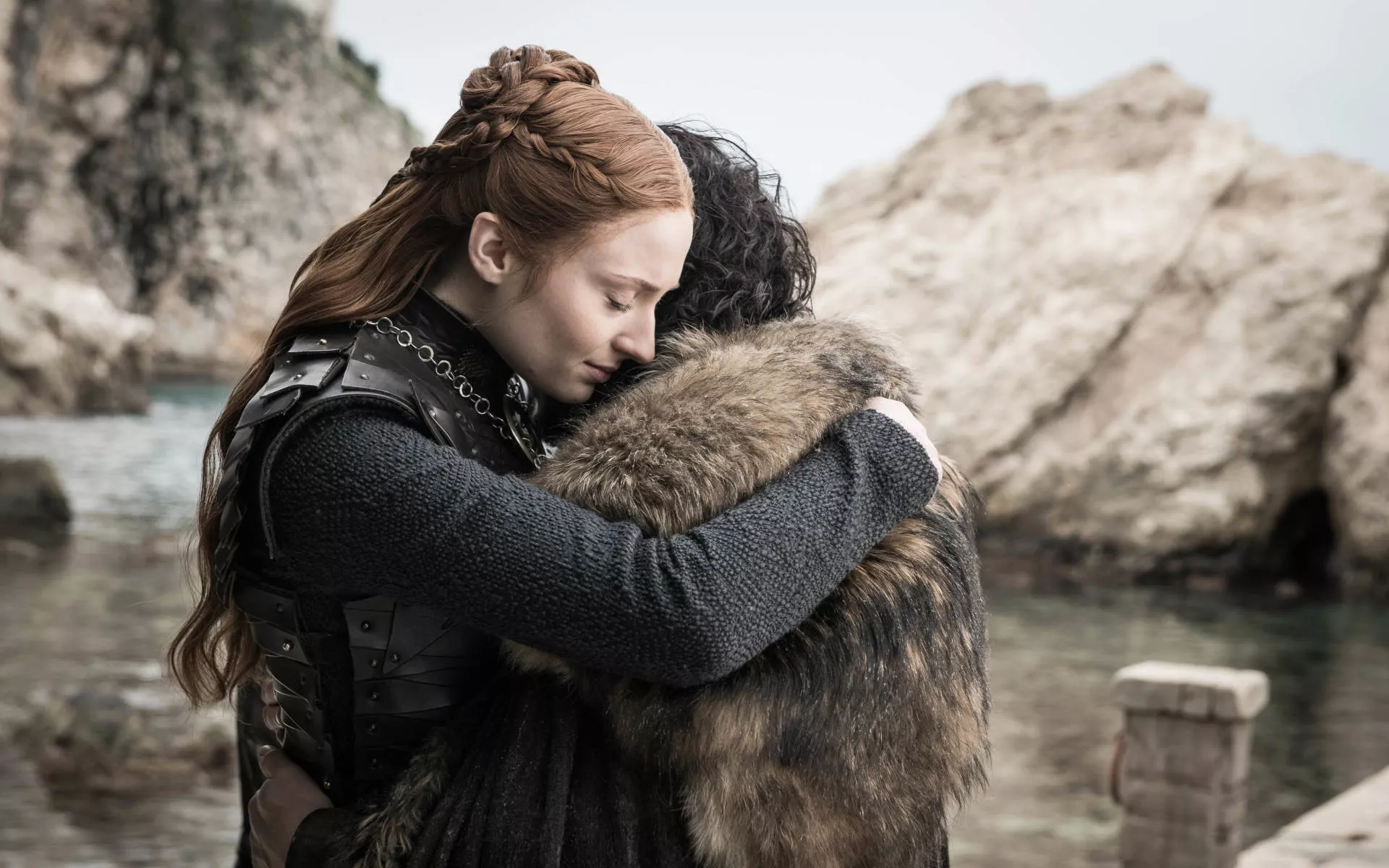 Download Sansa Stark&Jon Snow Finale Wallpaper