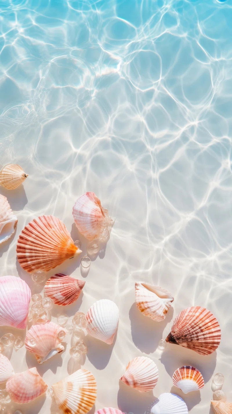 Wallpaper Seashells Image. Free