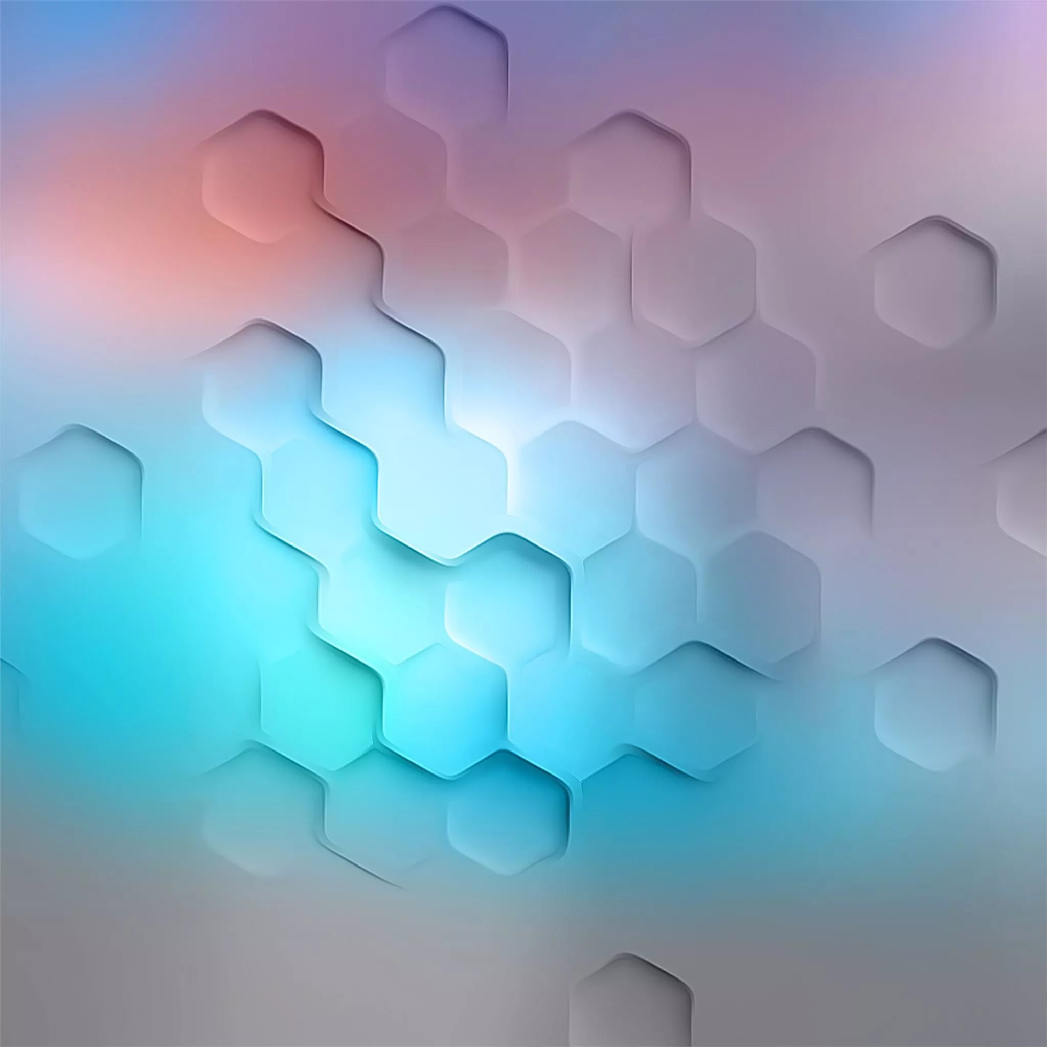 white polygon abstract 4k iPad Pro