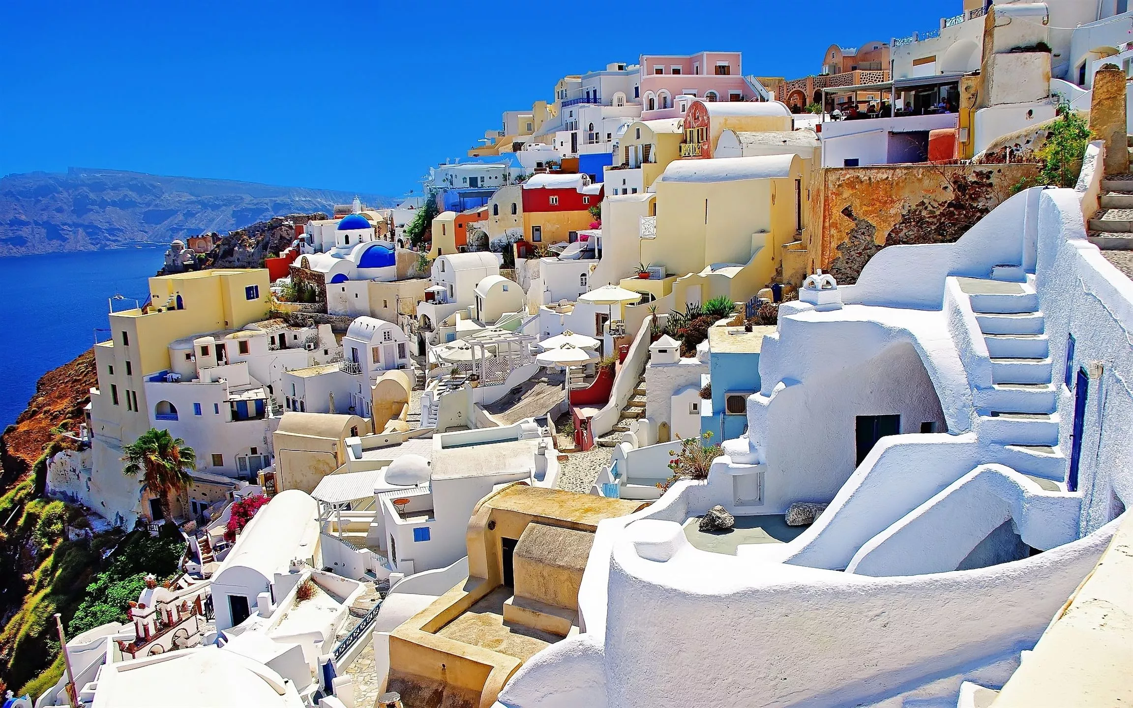 Santorini 0ia Greece Mac Wallpaper