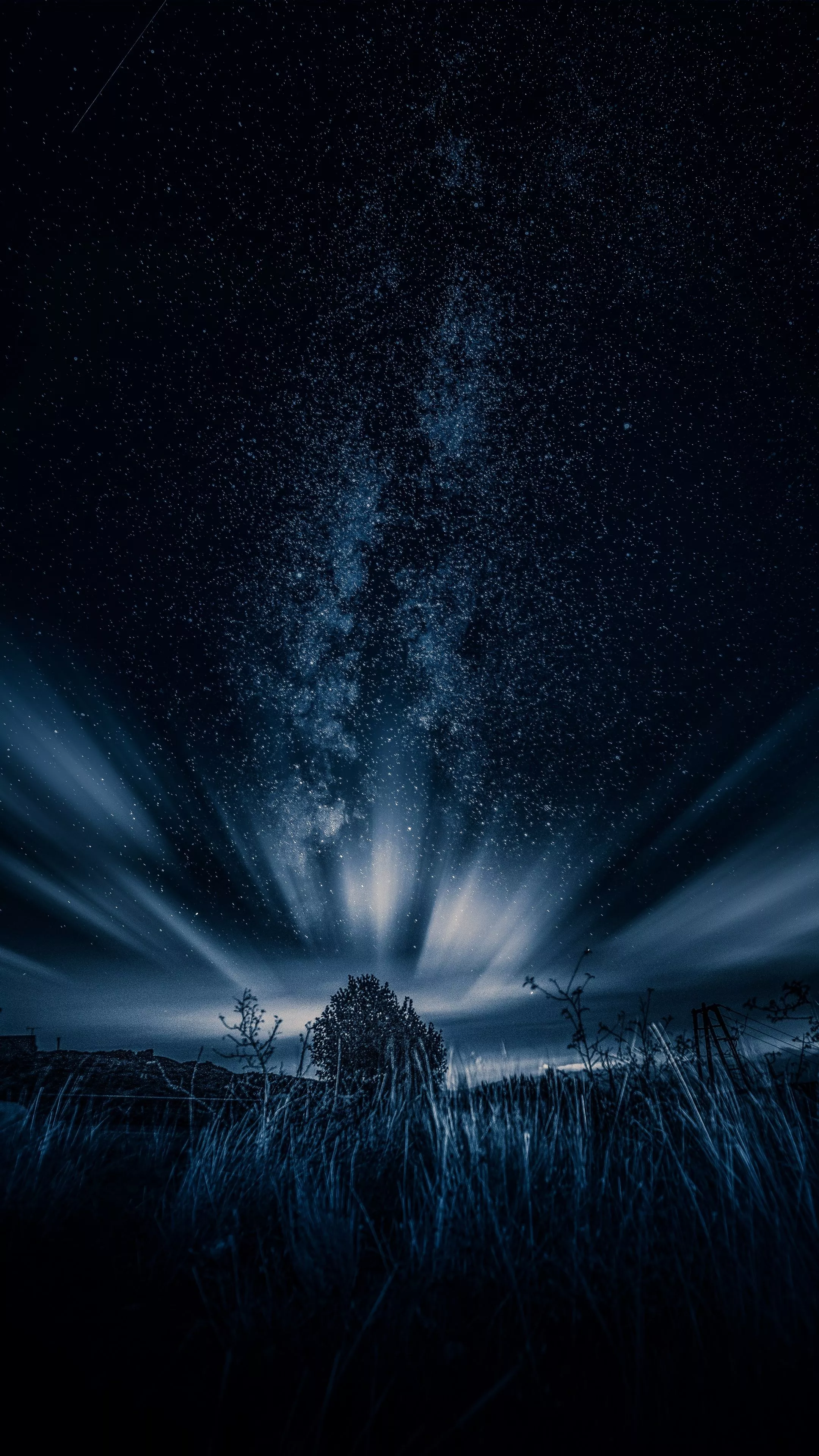 Starry sky Wallpaper 4K, Northern