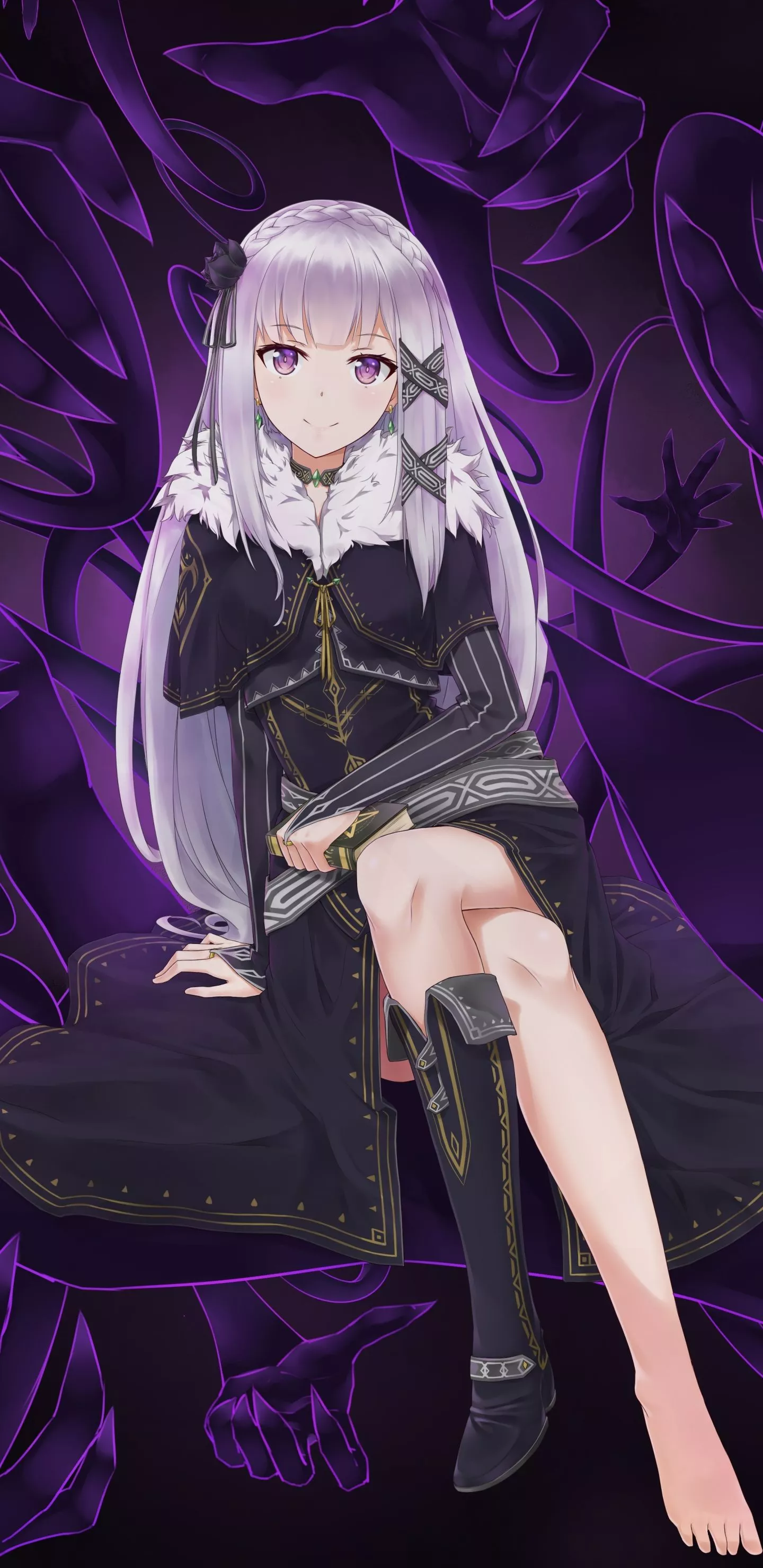 wallpaper: Anime, Emilia Re:zero