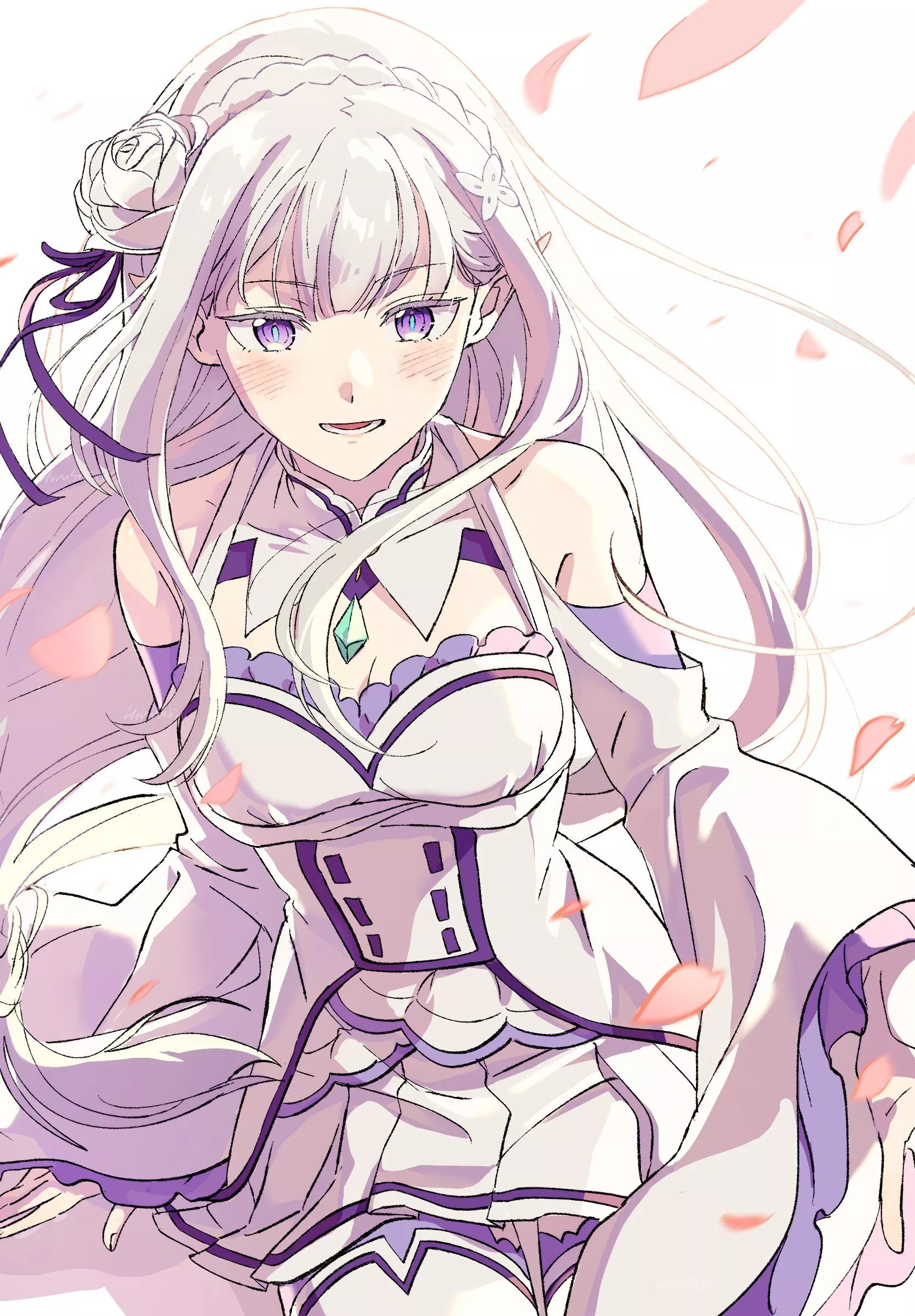 emilia re:zero kara hajimeru isekai