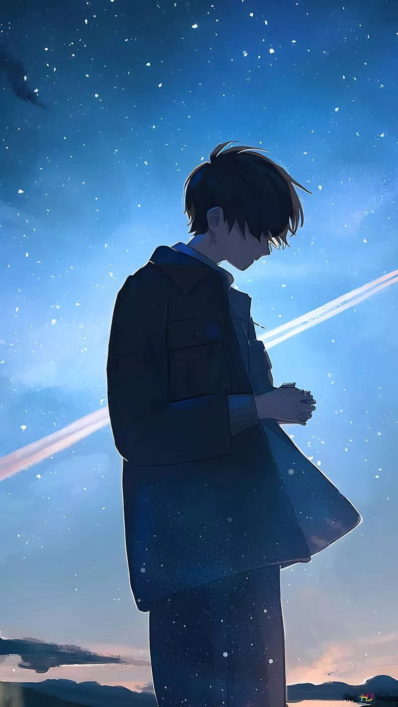 HD sad anime wallpaper