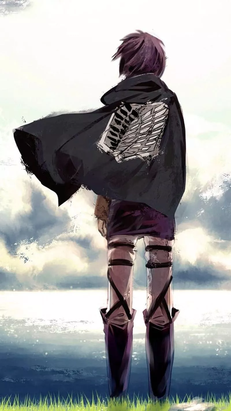 Alone Boy, Anime Painting, anime