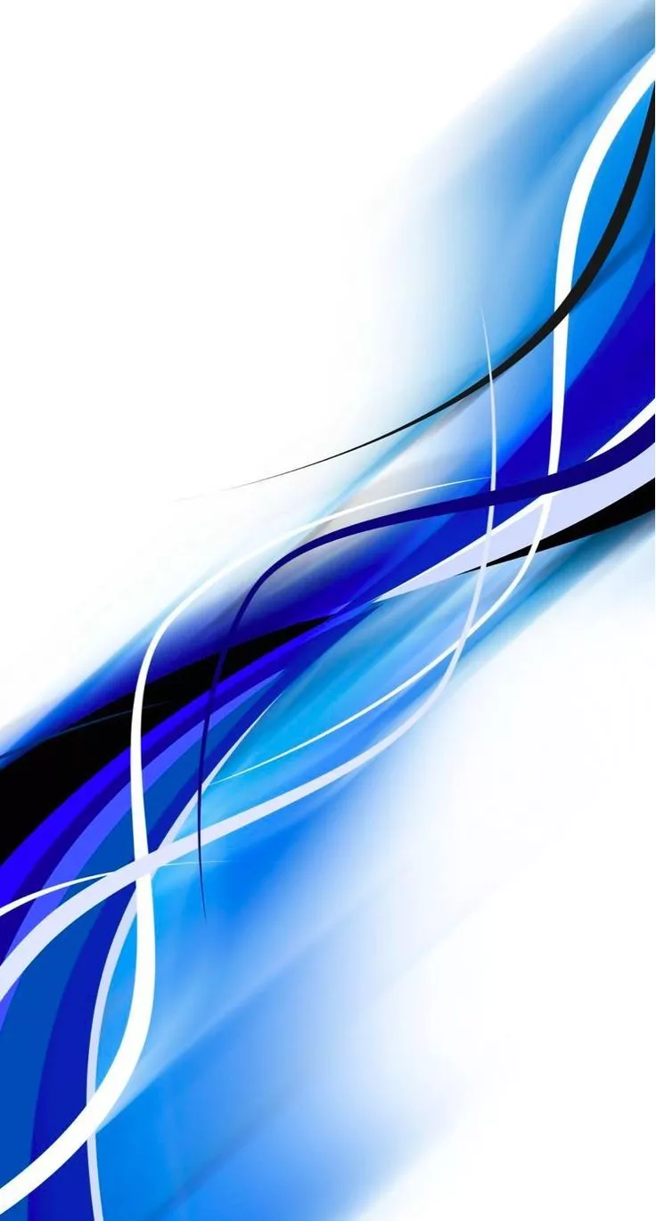 Abstract Blue and White Wallpaper