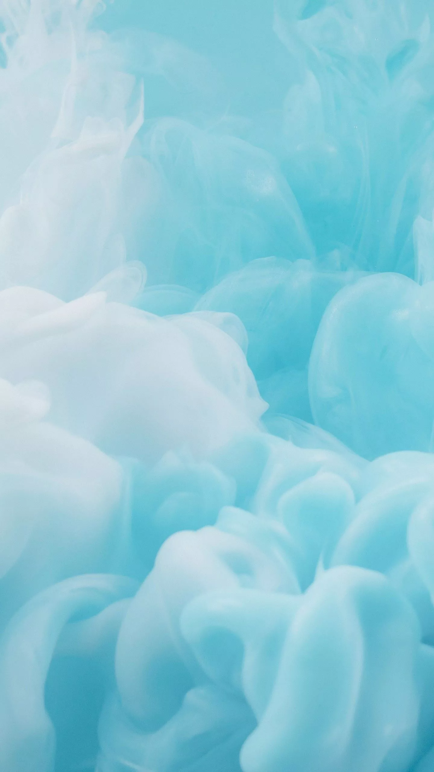Light Blue White Blowing Smoke 4K 5K HD