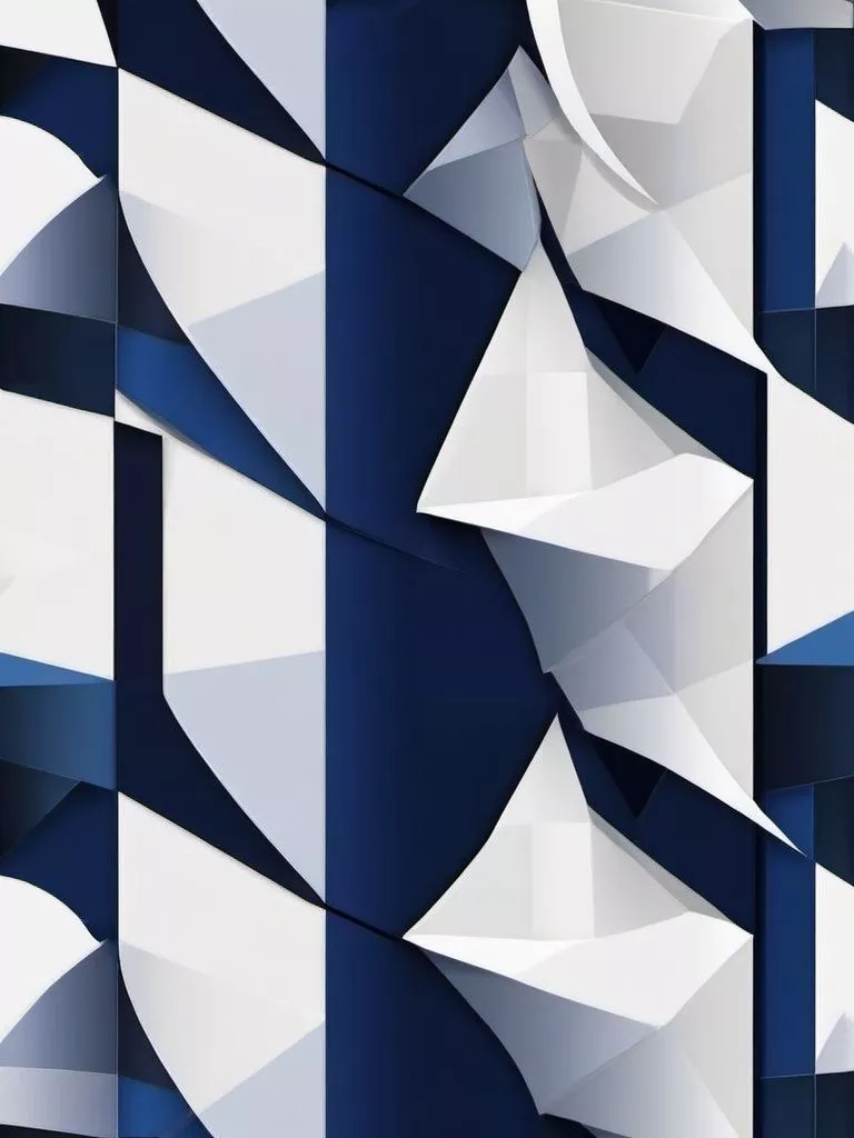 Dark Blue Geometric Wallpaper , Mobile