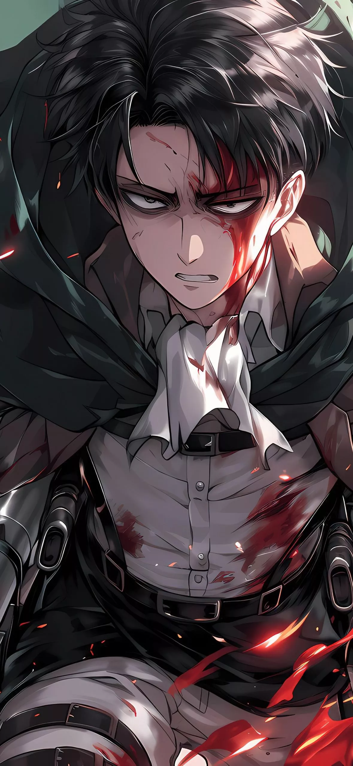 Levi Ackerman Wallpaper 4K, AI art