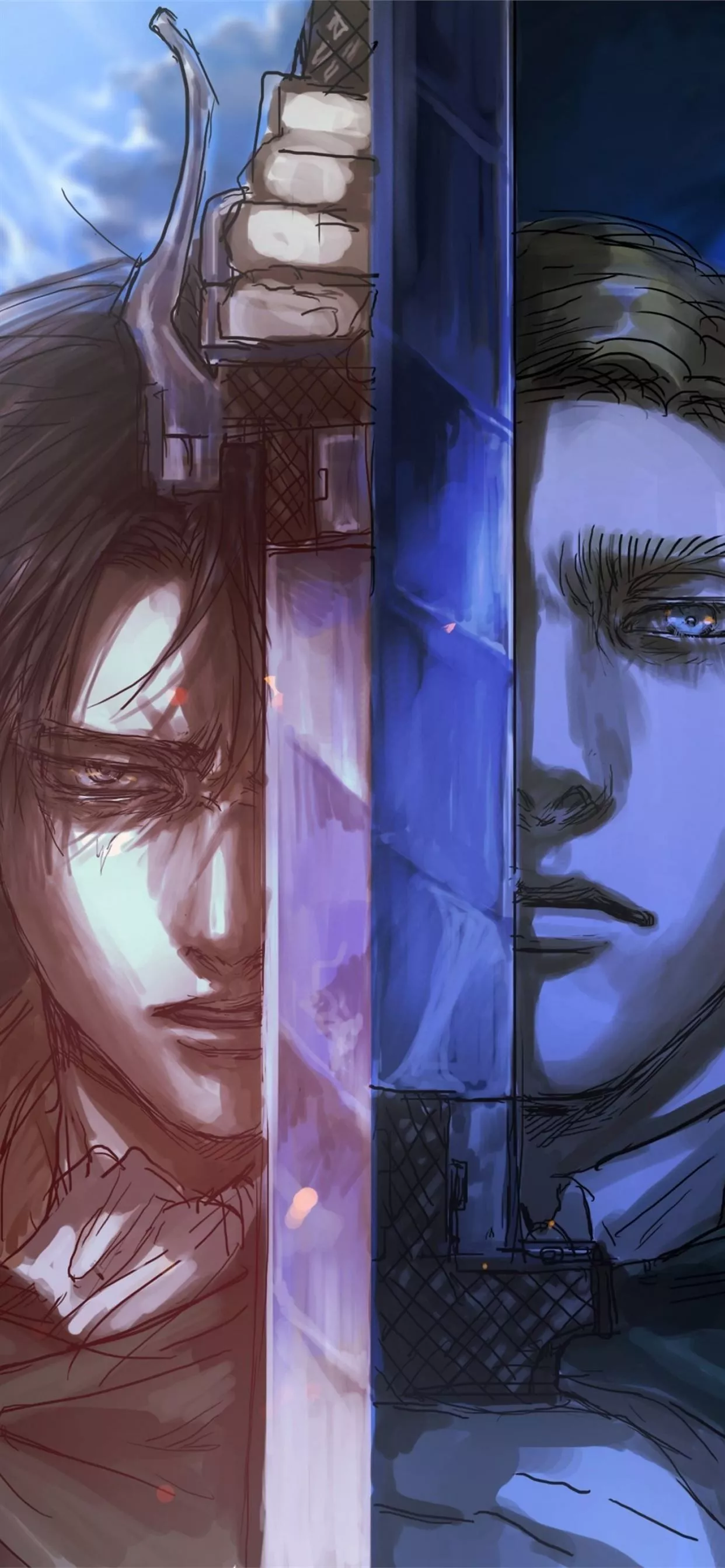 Shingeki No Kyojin Levi Erwin Smith