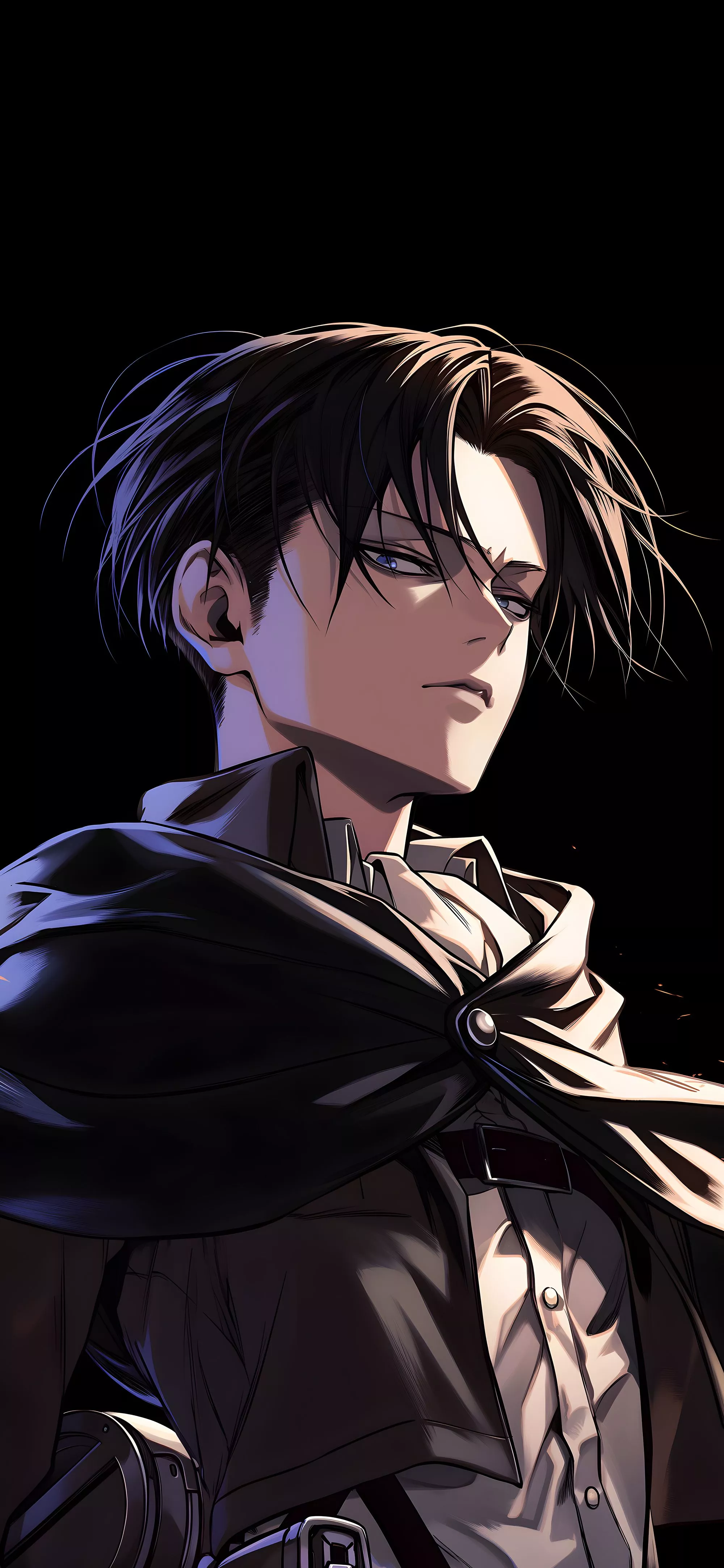 Levi Ackerman Black Attack on Titan