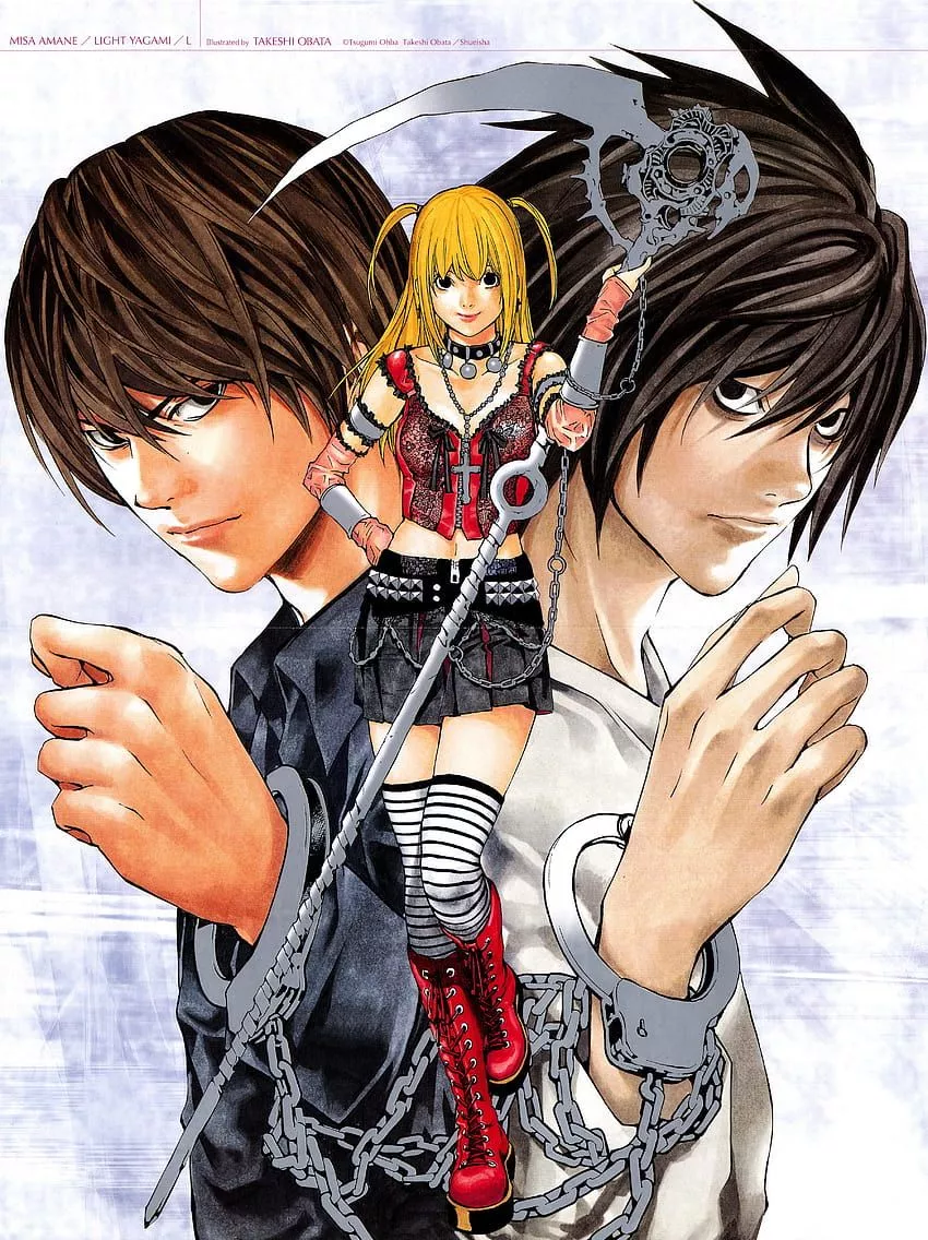 Death note light and misa HD wallpaper