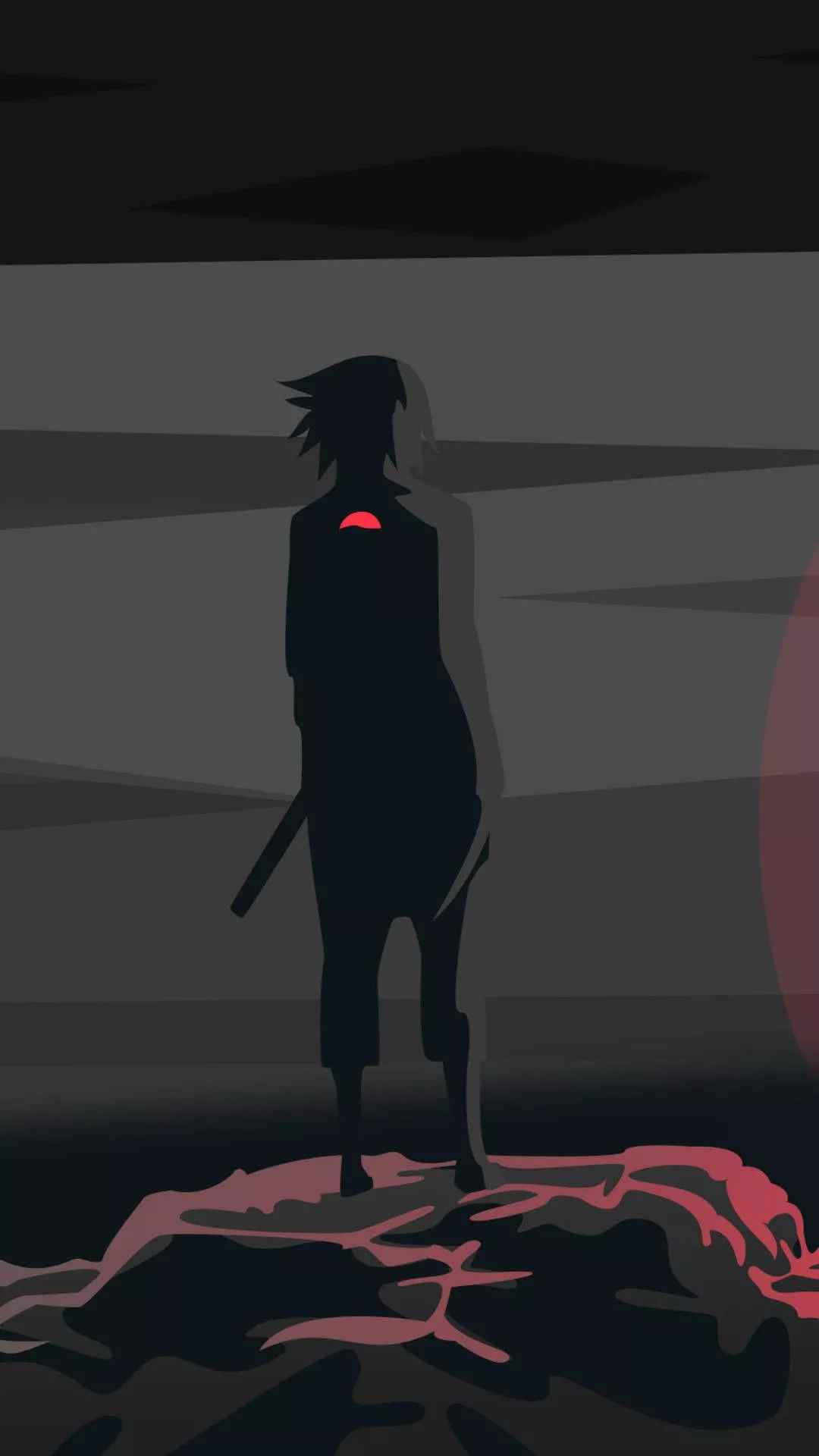Uchiha Sasuke Naruto iPhone Vector Art