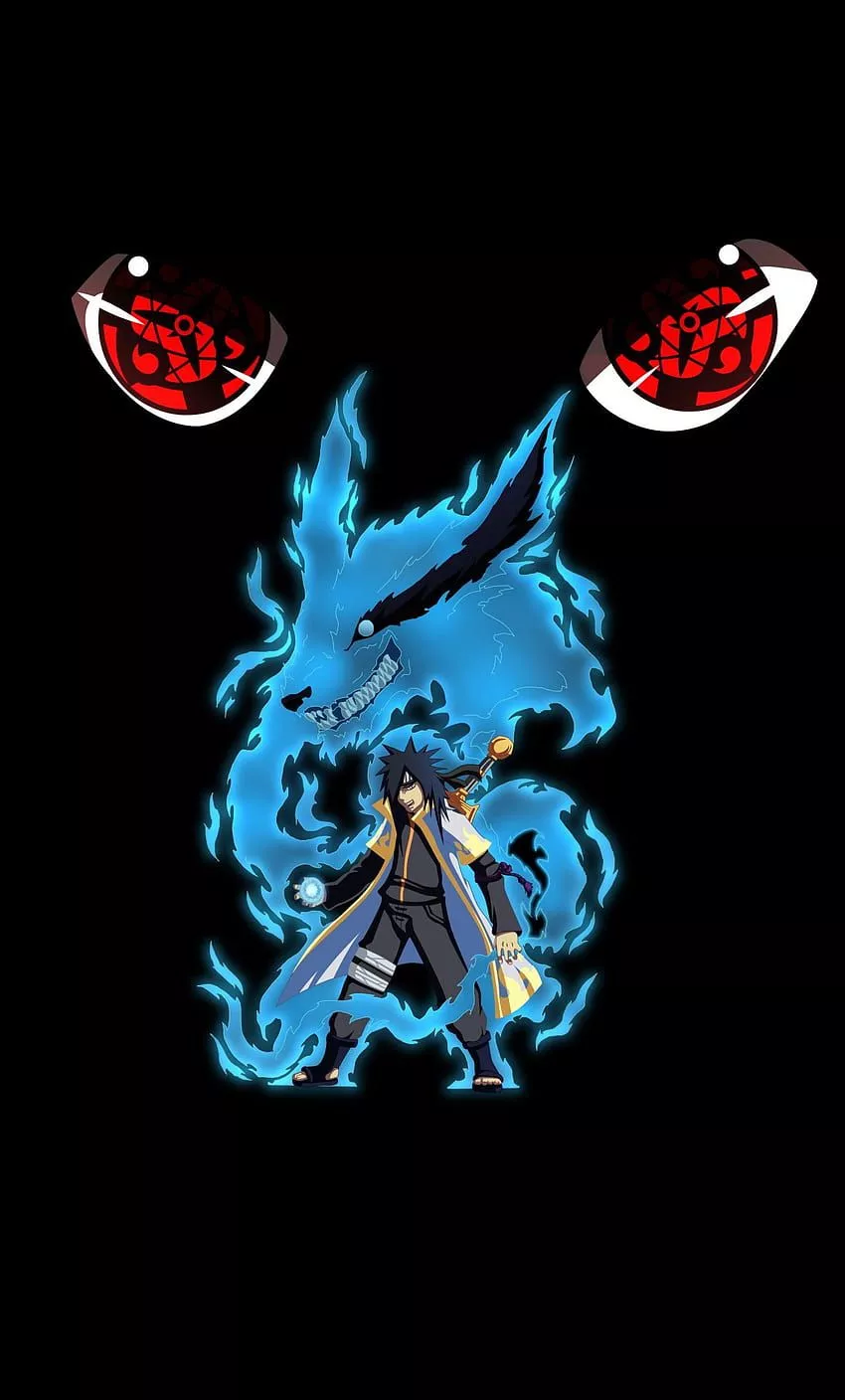 Naruto, minimal, anime, art, 1280x2120