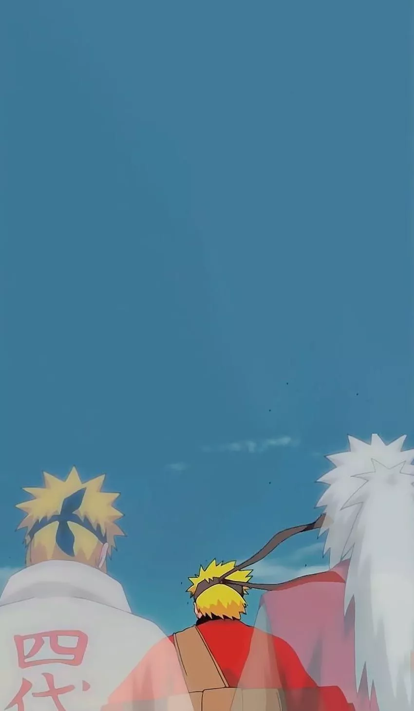 Naruto 6k, minato minimalist HD phone