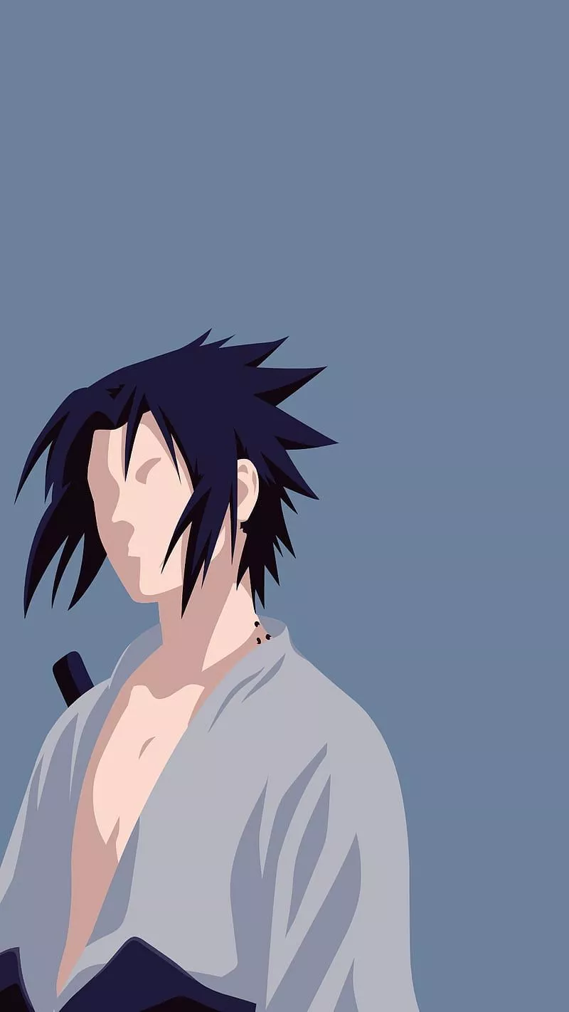 HD sasuke minimalist wallpaper