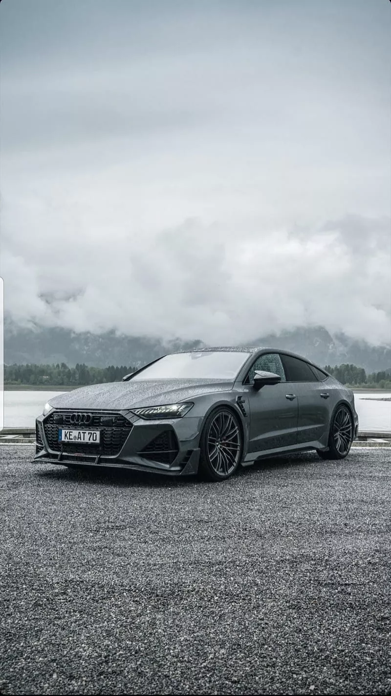 HD black rs7 wallpaper