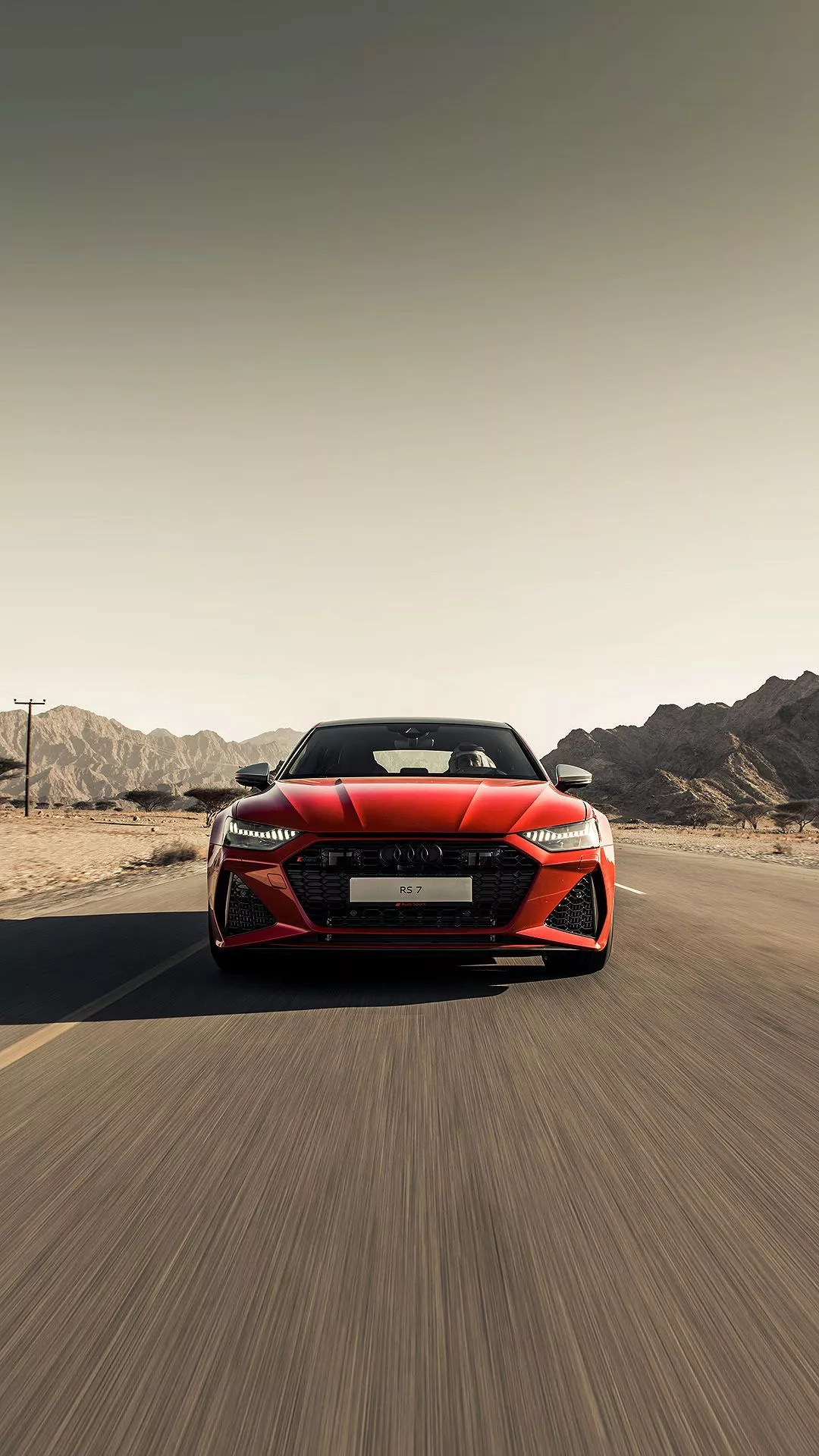 Audi RS7 Red Car Mobile Phone