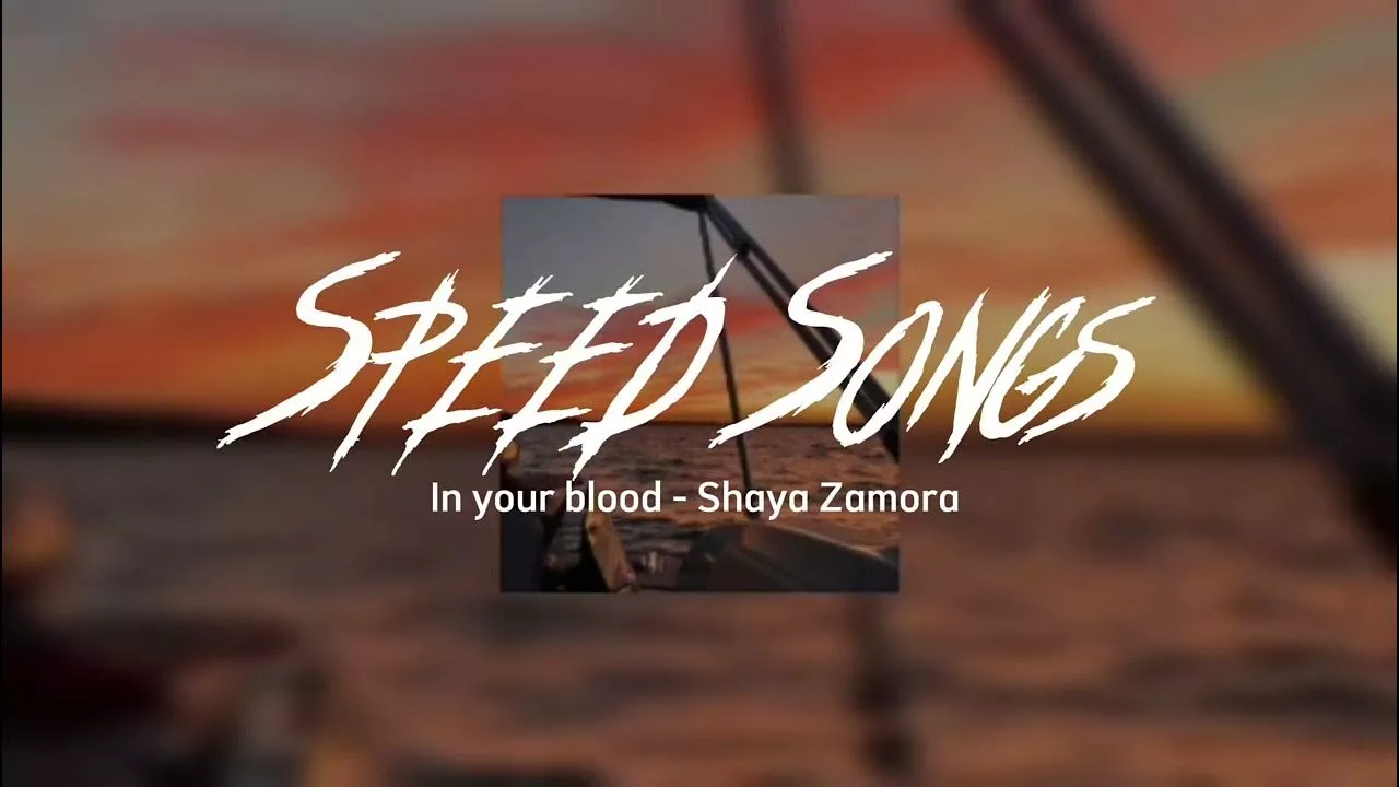 In your blood Zamora Speed up