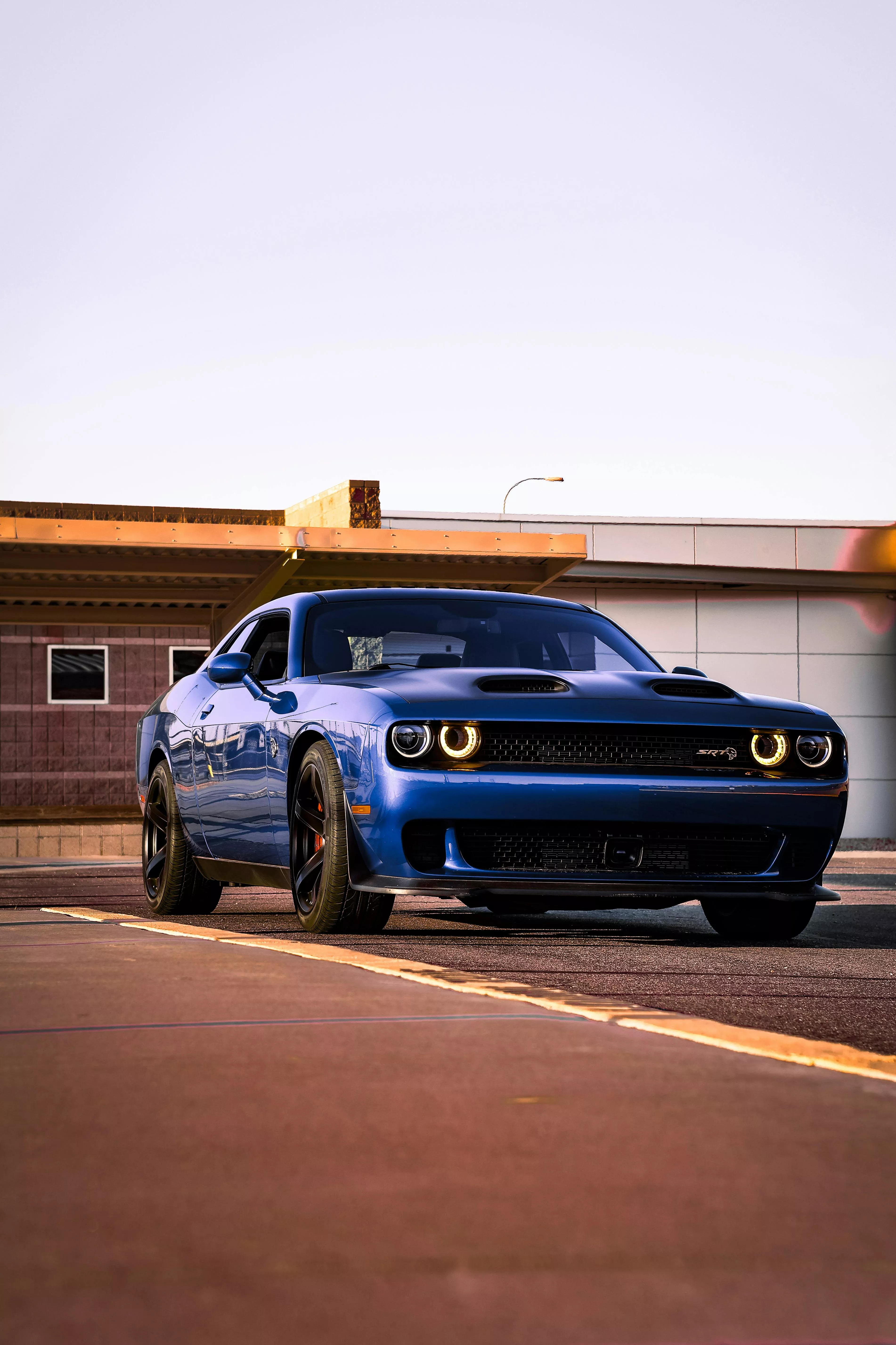 Blue Dodge Challenger · Free