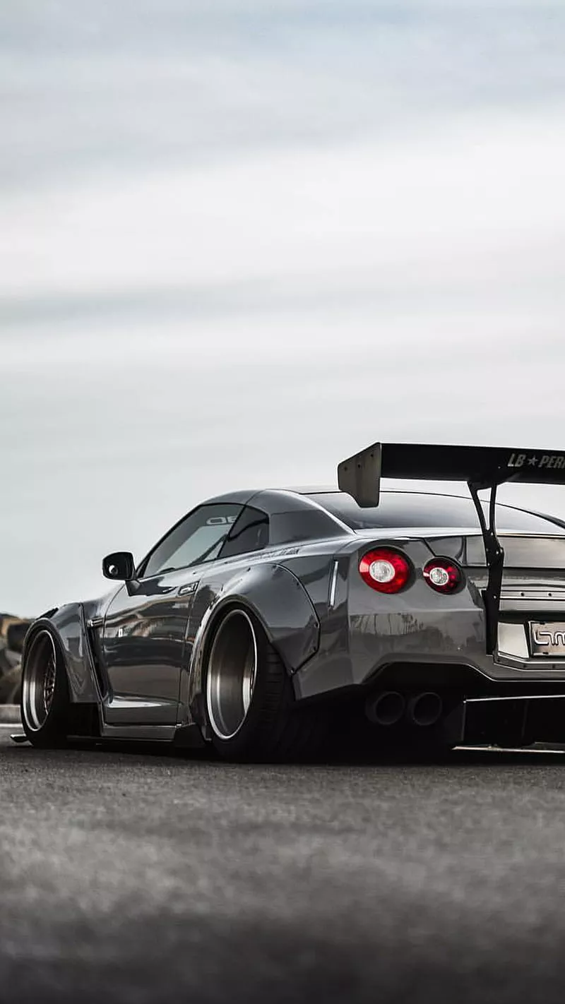 LIBERTY WALK GTR, nissan, gris, liberty
