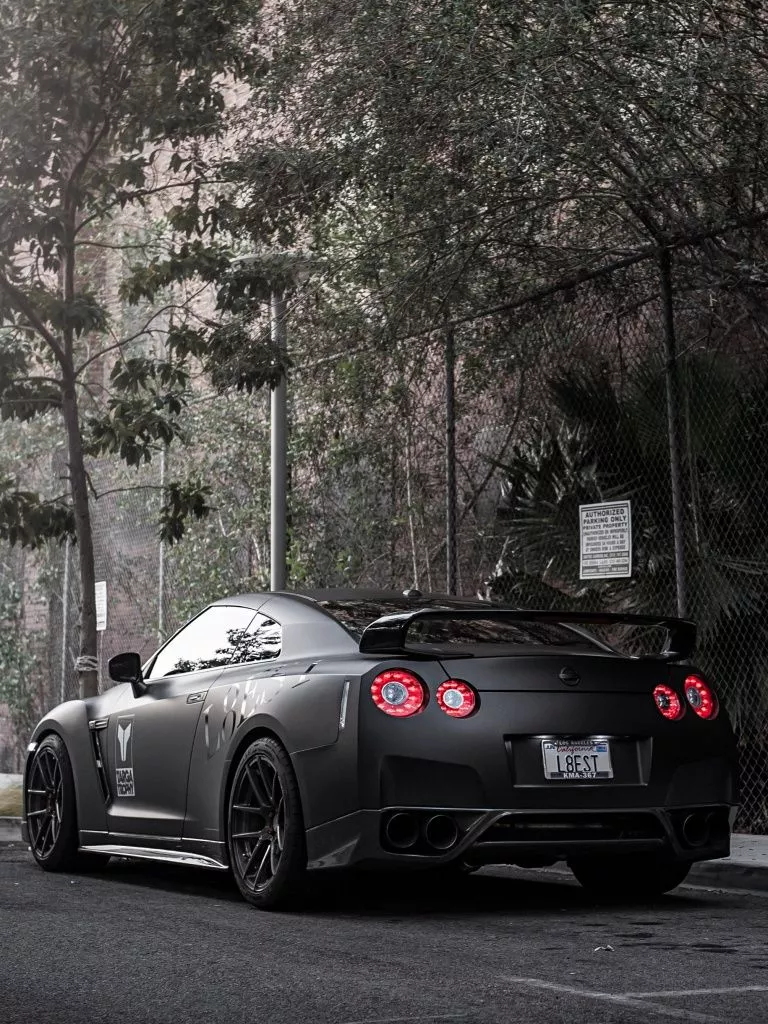 Nissan GT R Black Ultra HD Wallpaper
