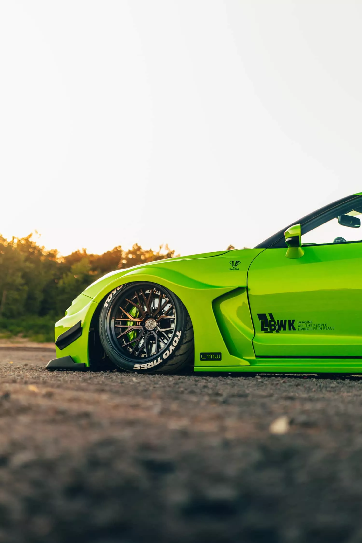 Nissan GTR Liberty Walk. RFG3 Trinity