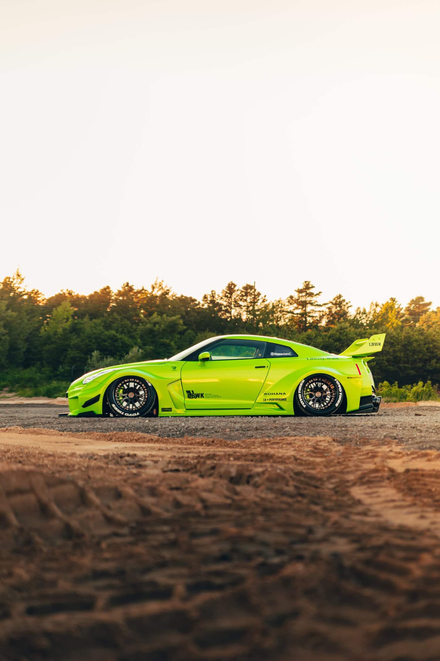 Nissan GTR Liberty Walk. RFG3 Trinity