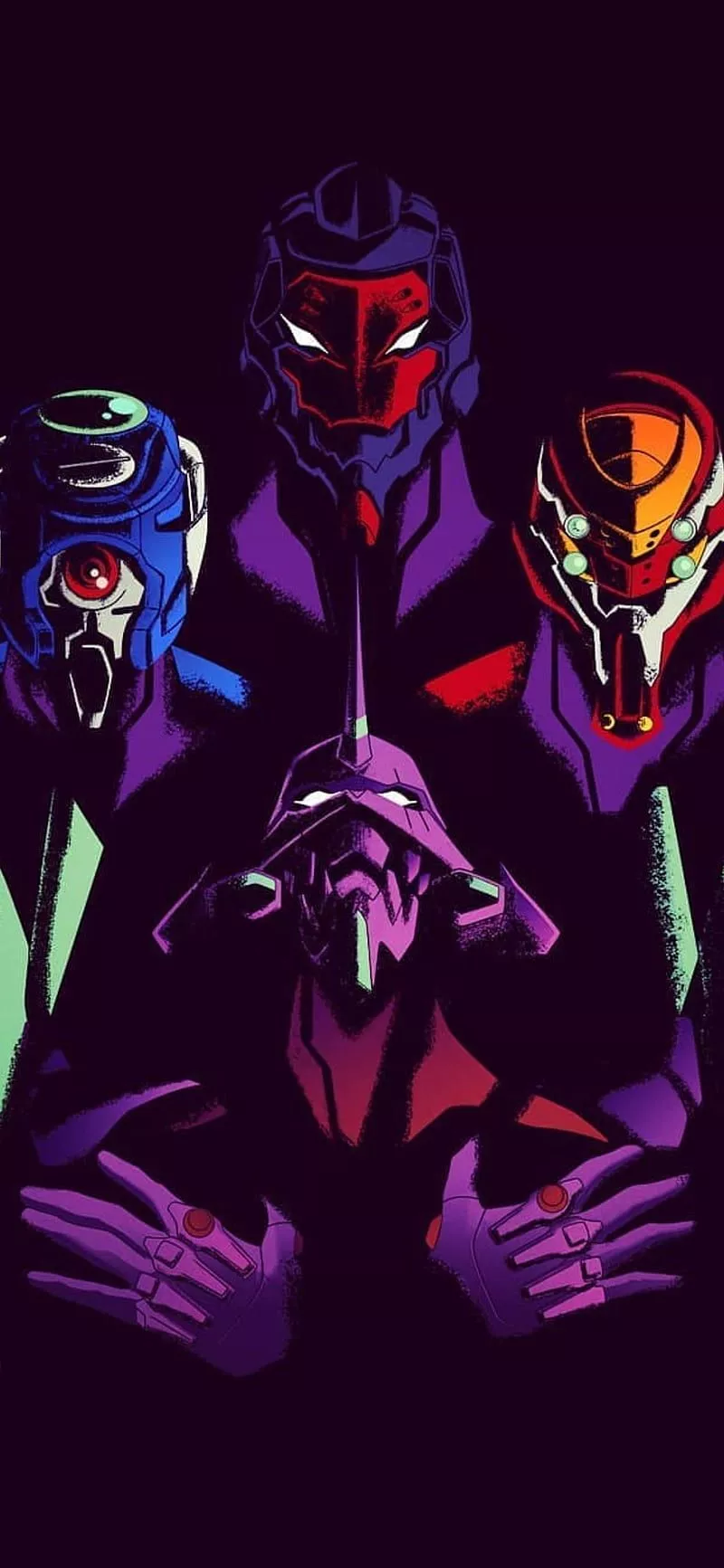 BhohiamEvangelio, Eva, Eva 01, Eva 00, Eva 01, Eva 02, Evangelion, Neon Genesis Evangelion, HD Phone Wallpaper