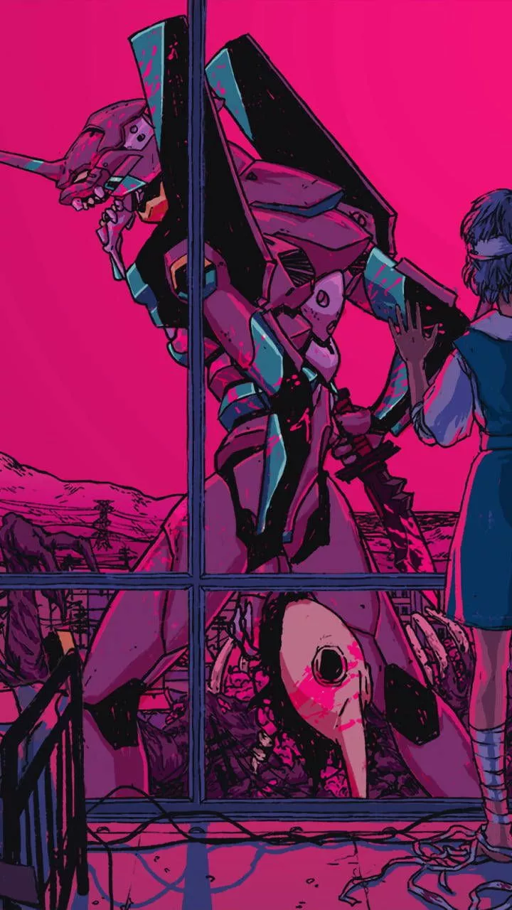Download Evangelion Neon Aesthetic