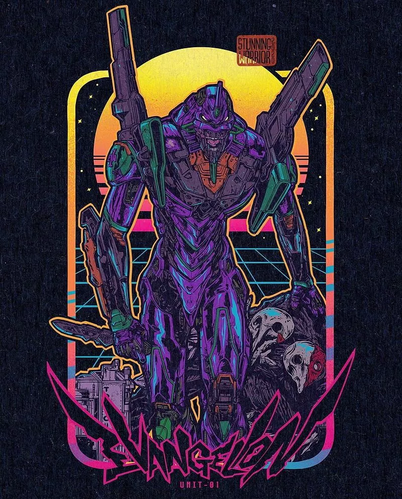 Evangelion Unit 01, anime, evangelion, unit 01, HD phone wallpaper