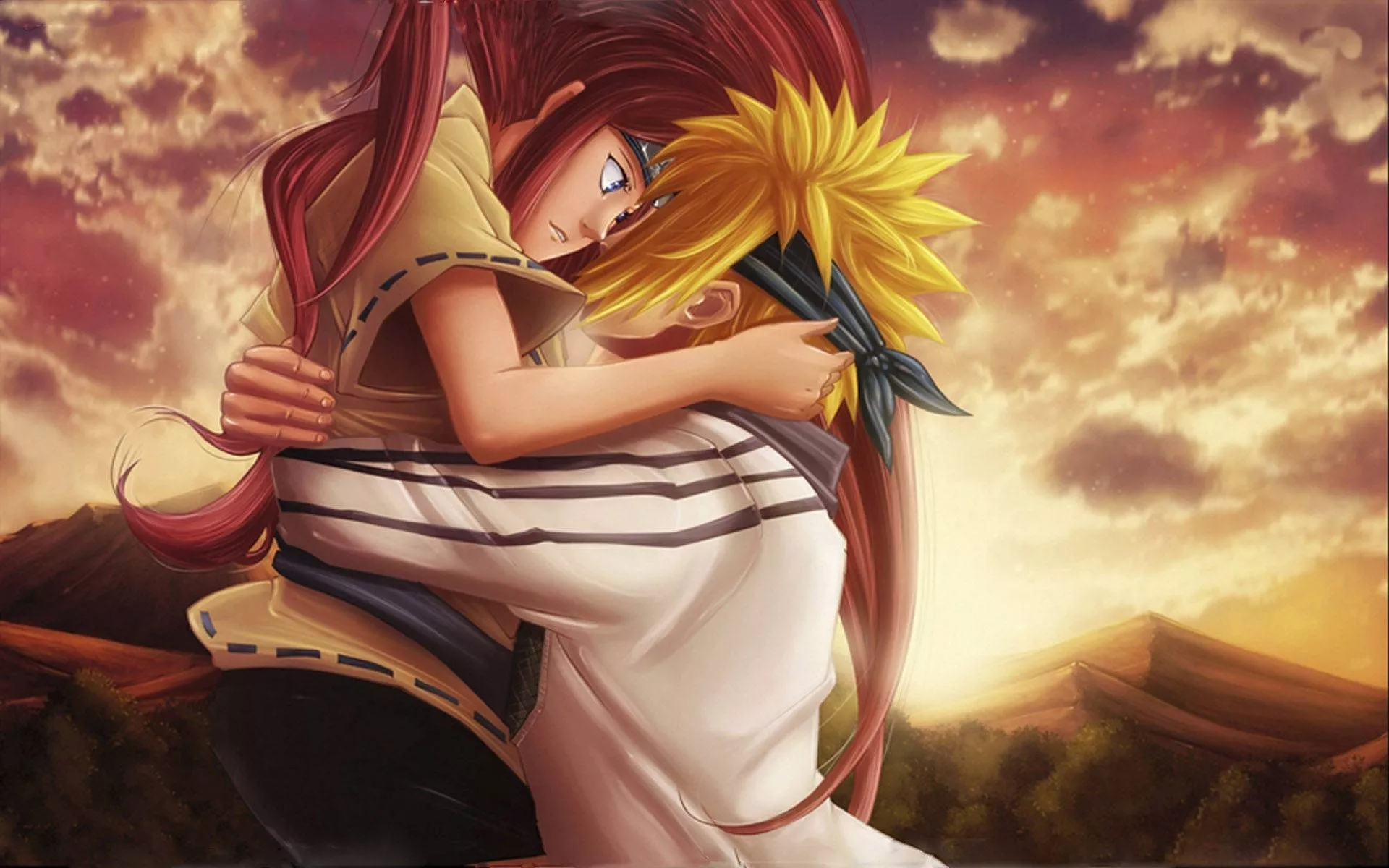 Download Anime Naruto Hugging Sakura