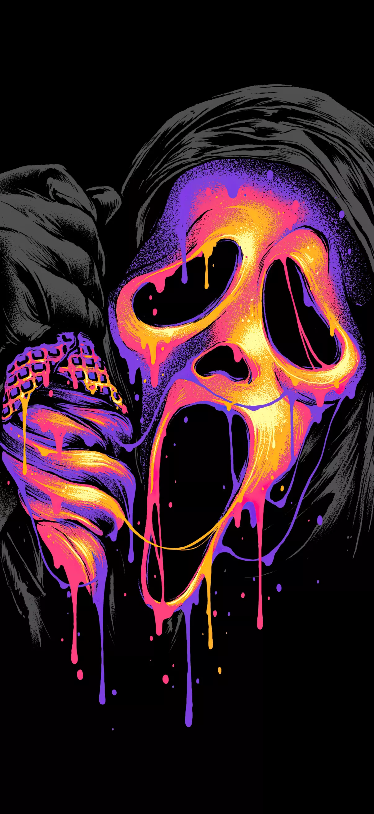 Ghostface AMOLED 8K Wallpaper