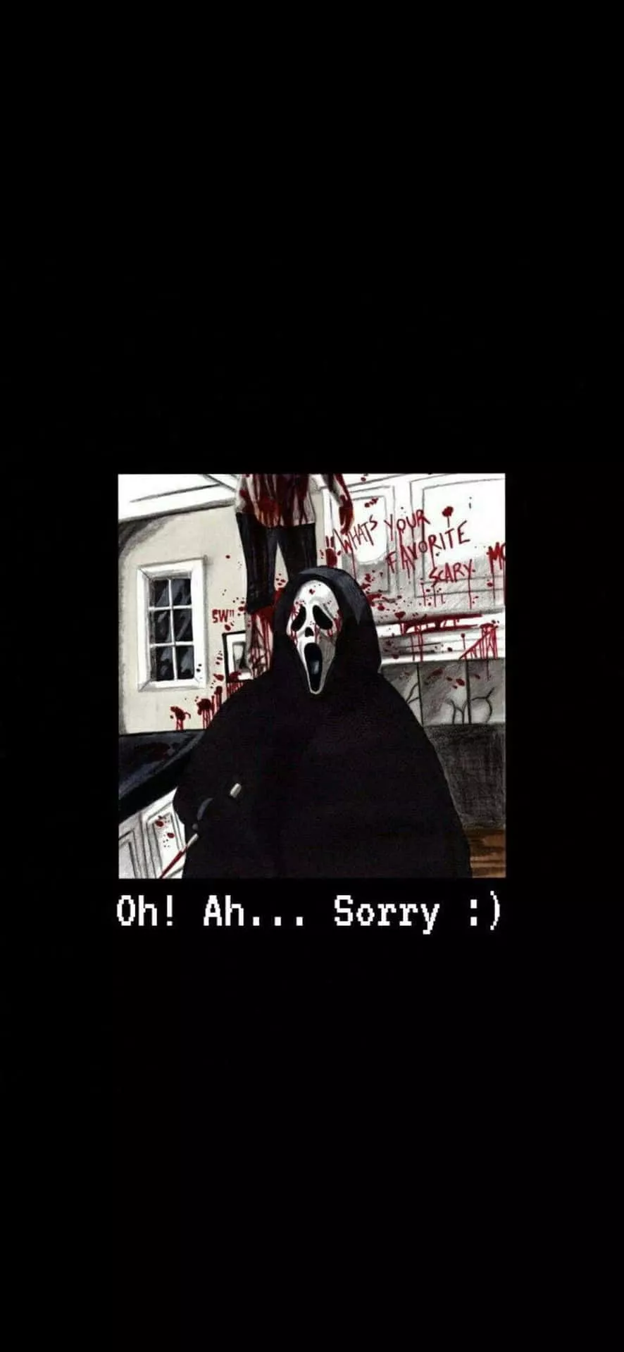 Ghostface Aesthetic Wallpaper