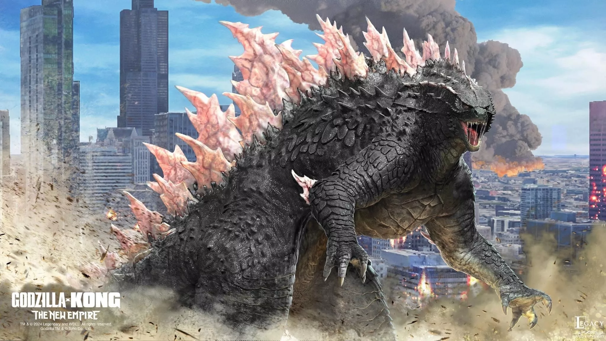 Godzilla Evolved Concept Art Godzilla