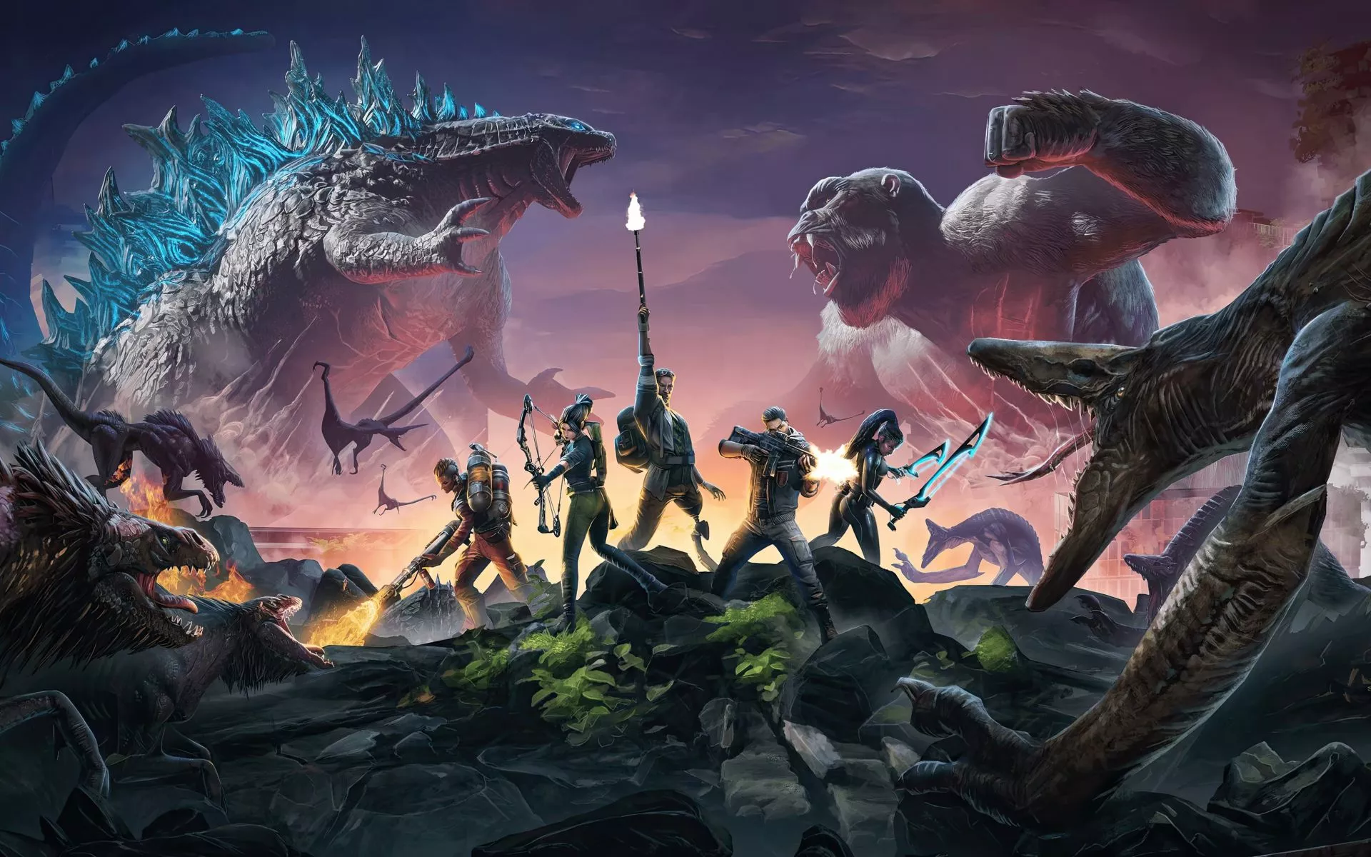 Download wallpaper 1920x1200 godzilla x