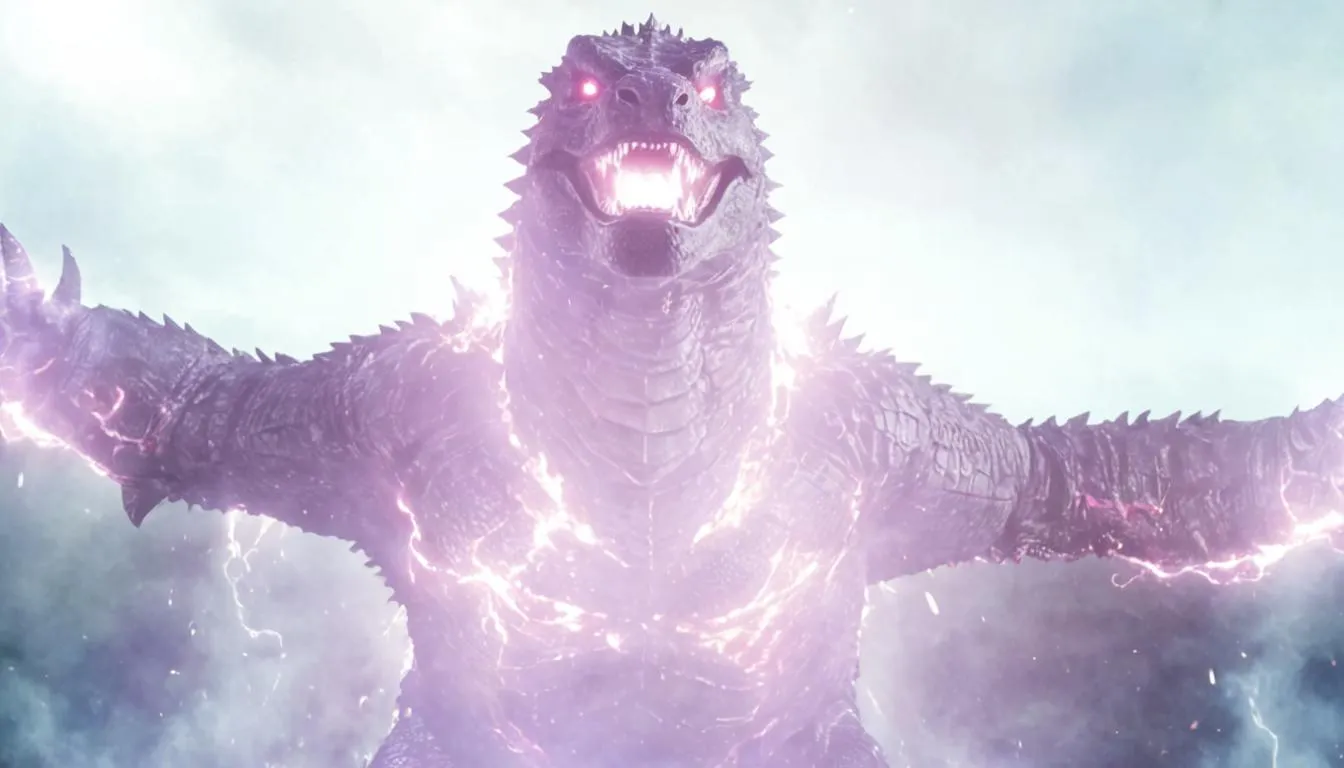 Supercharged evolved Godzilla