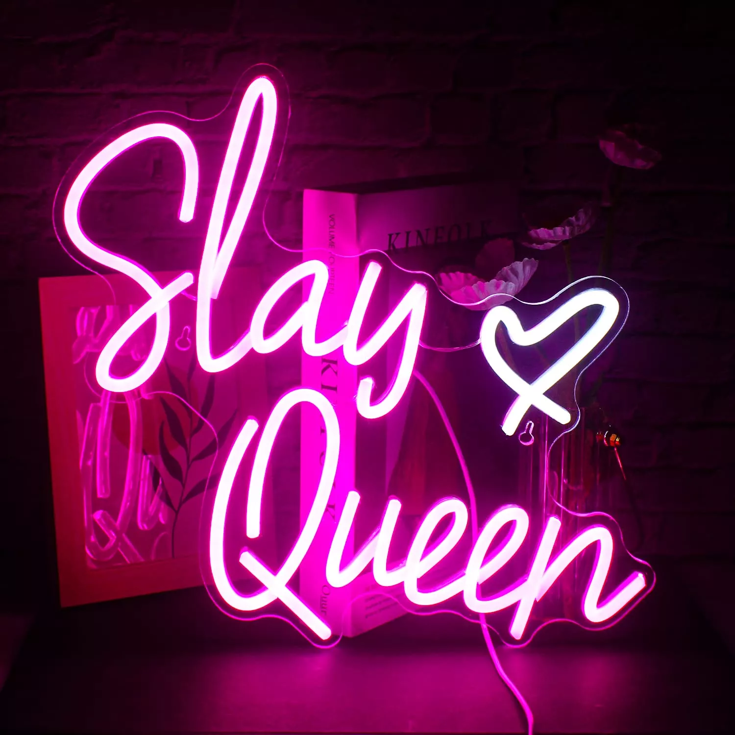 FAXFSIGN Slay Queen Neon Sign