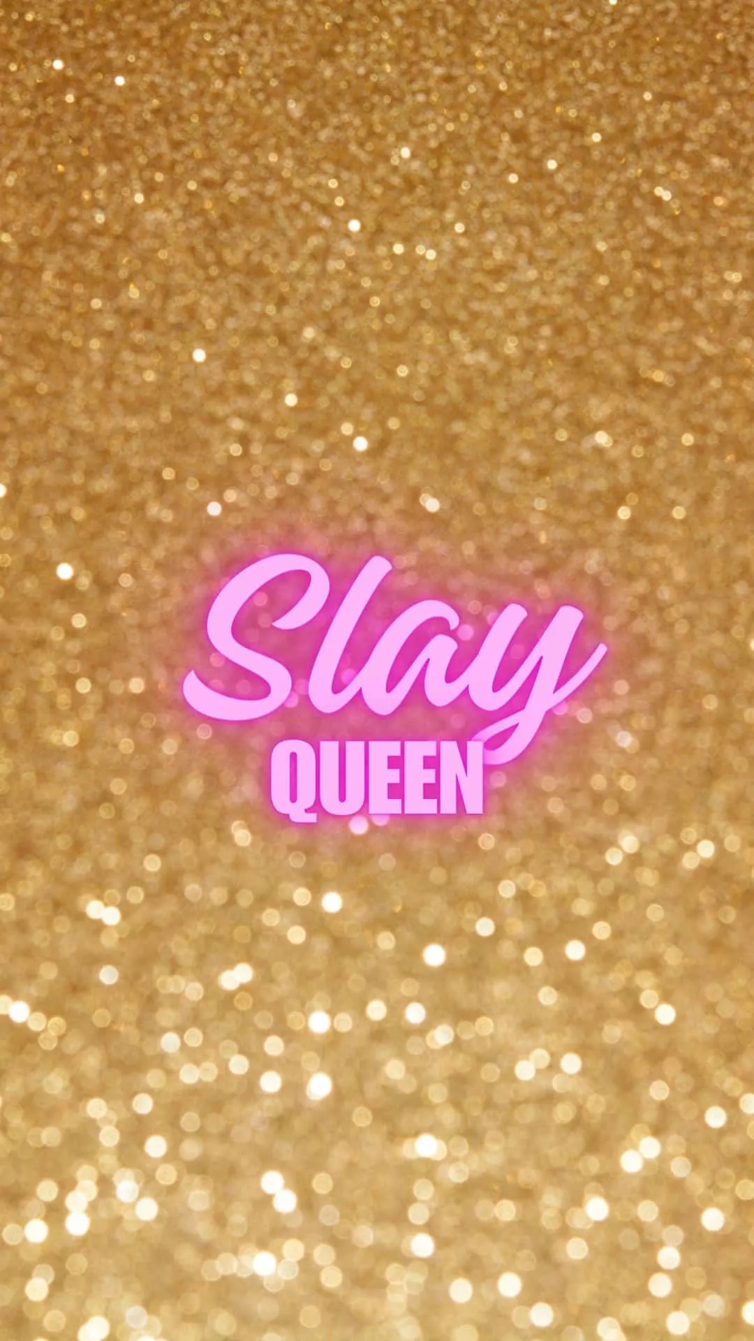Download Slay Queen Glitter Background Wallpaper