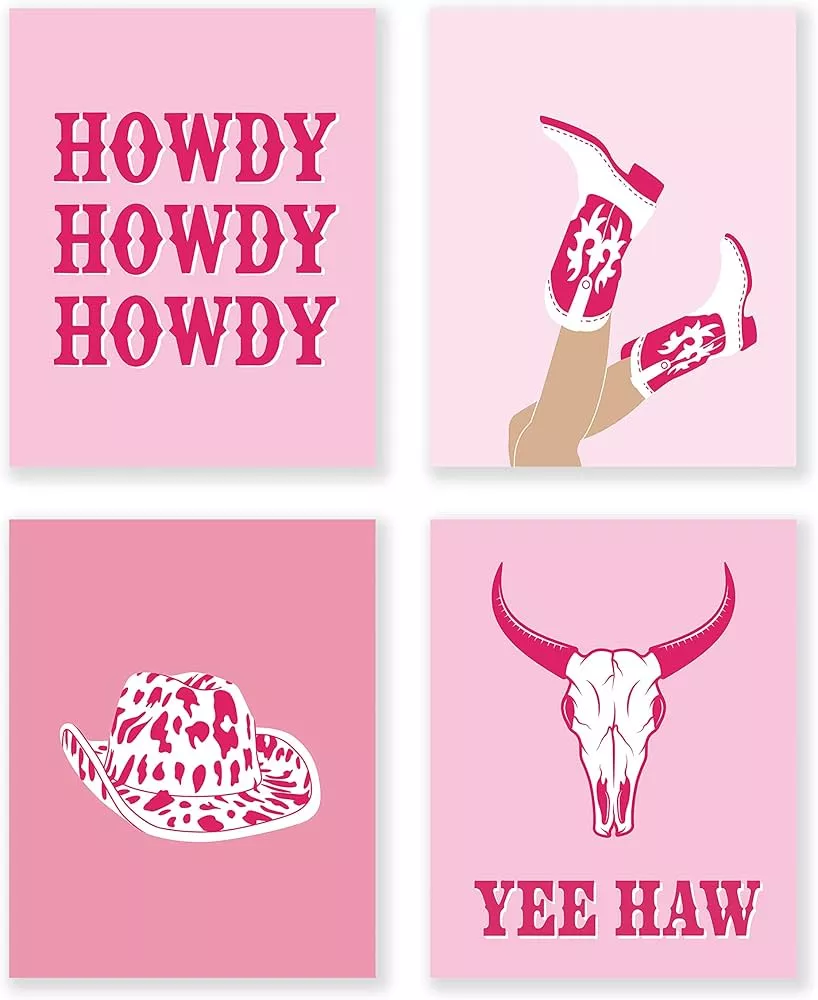 Bull Skull Wall Art Poster Prints Decor