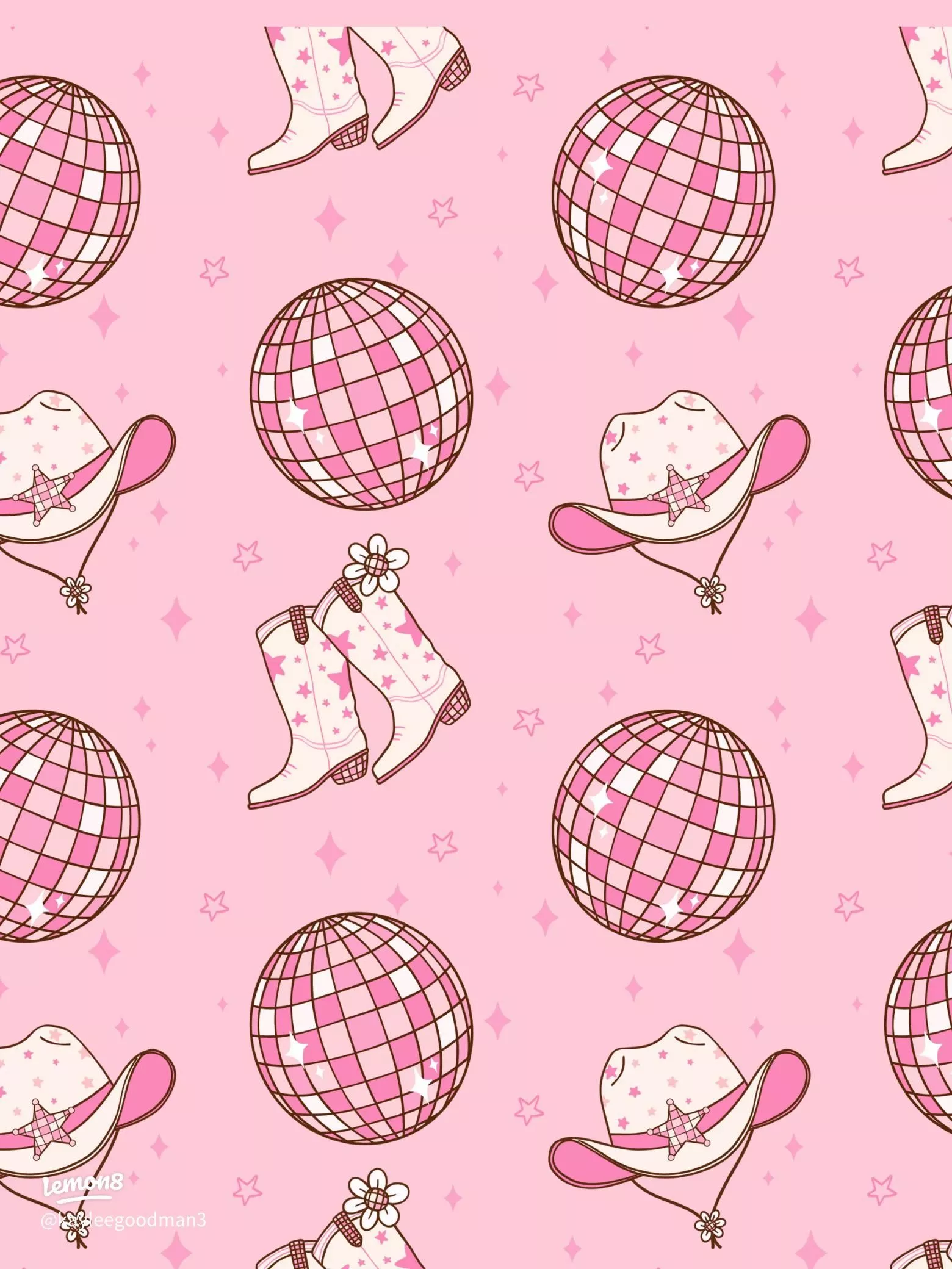 Cute preppy cowgirl wallpaper you need