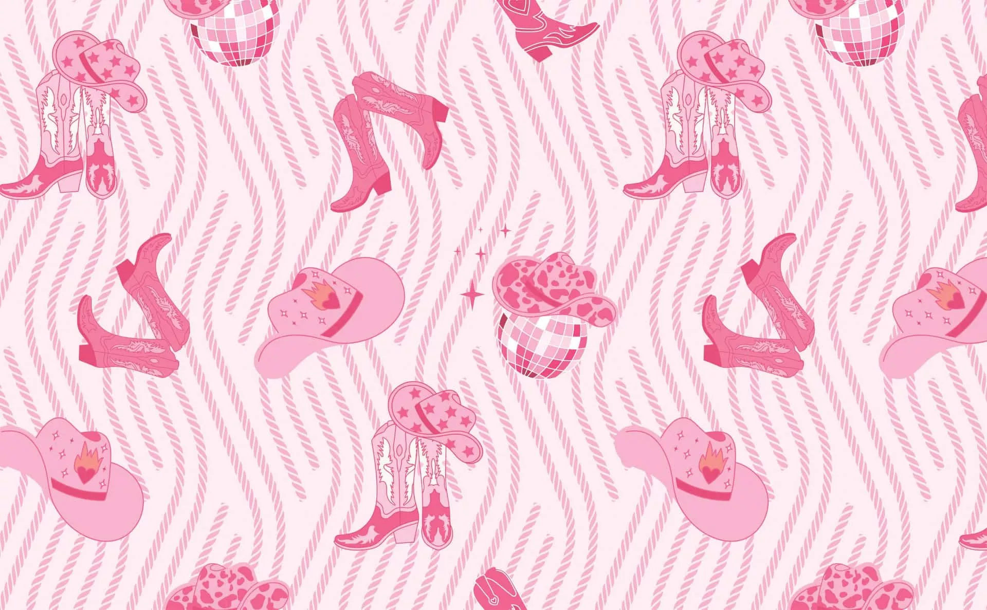Download Pink Cowgirl Pattern