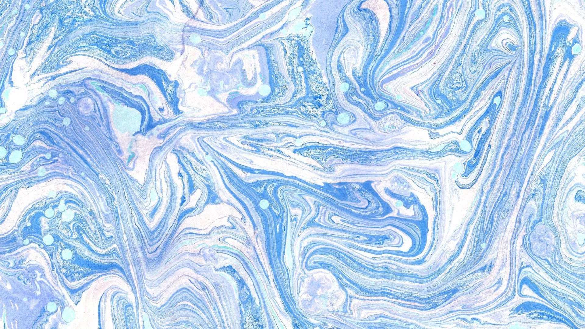 Aesthetic Blue Abstract Liquid