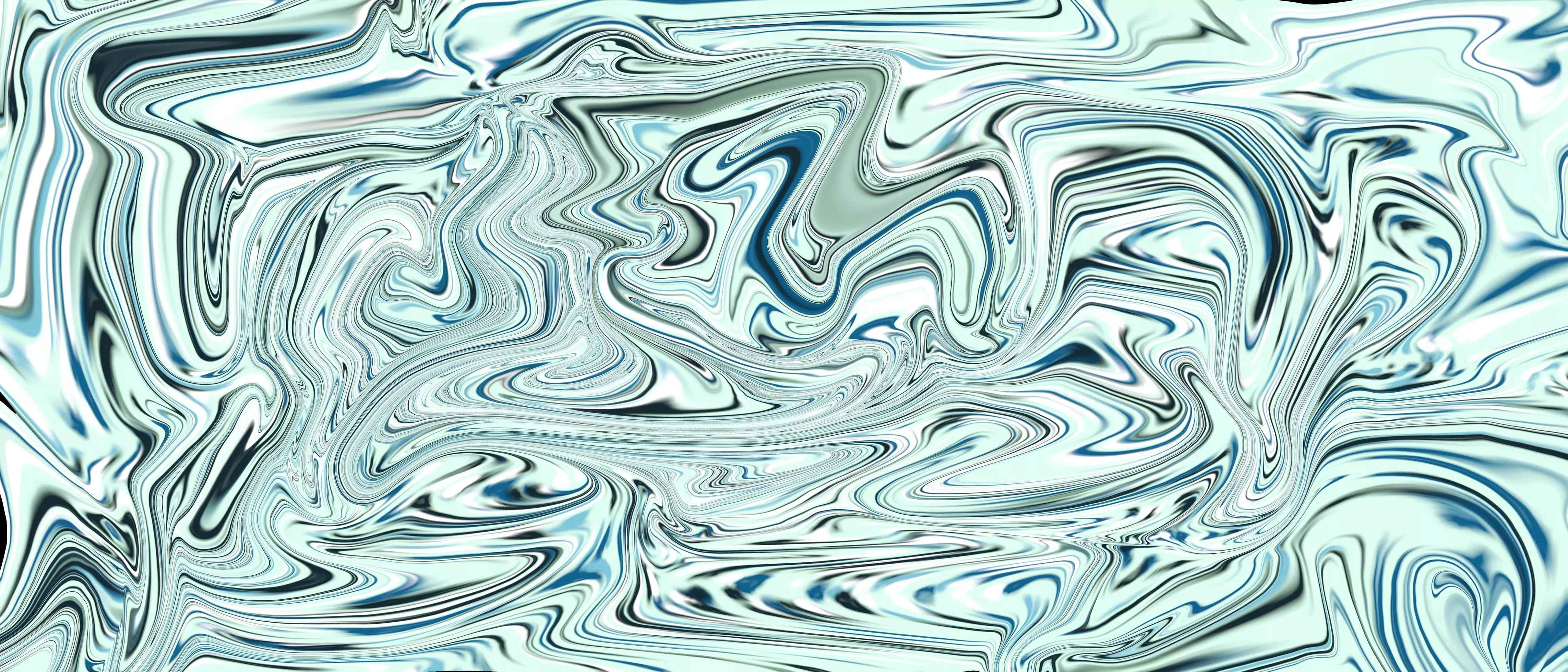 Abstract liquid art style with shades