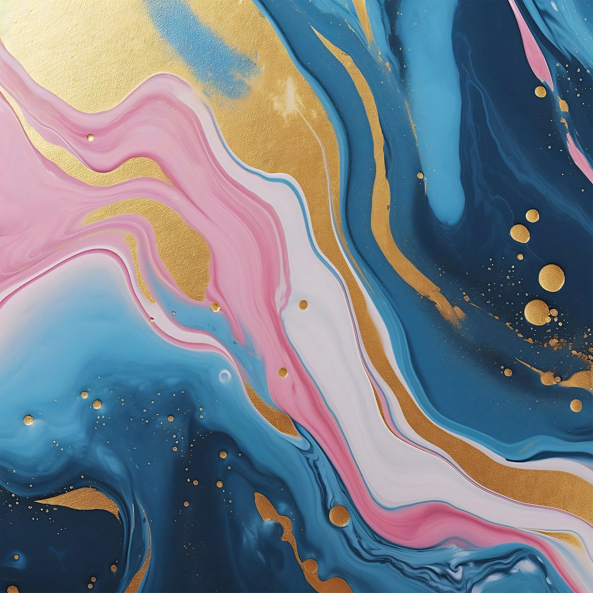 Alcohol Ink Mural. Abstract Art Wall