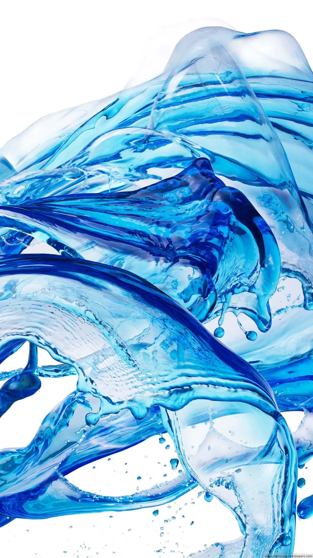 Download Cool Blue Abstract iPhone